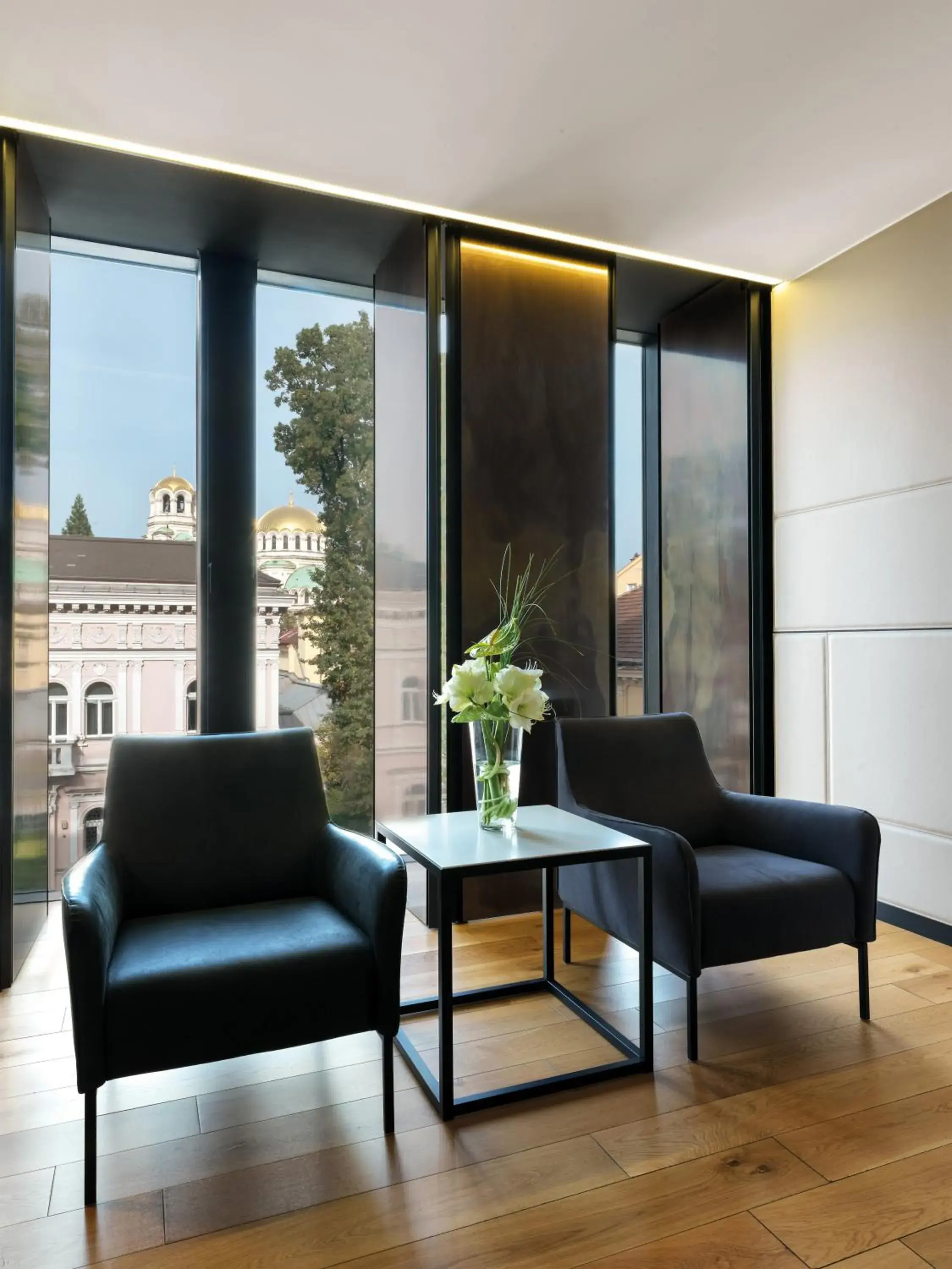 Seating area in Sense Hotel Sofia, a Member of Design Hotels