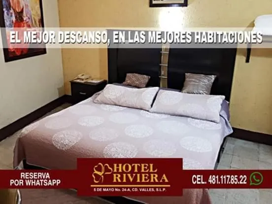 Bed in Hotel Riviera