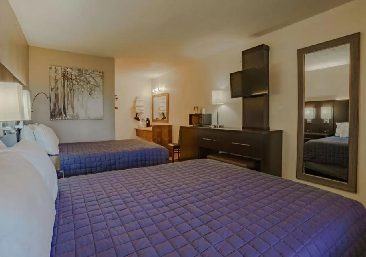 Bed in Shady Acre Inn and Suites