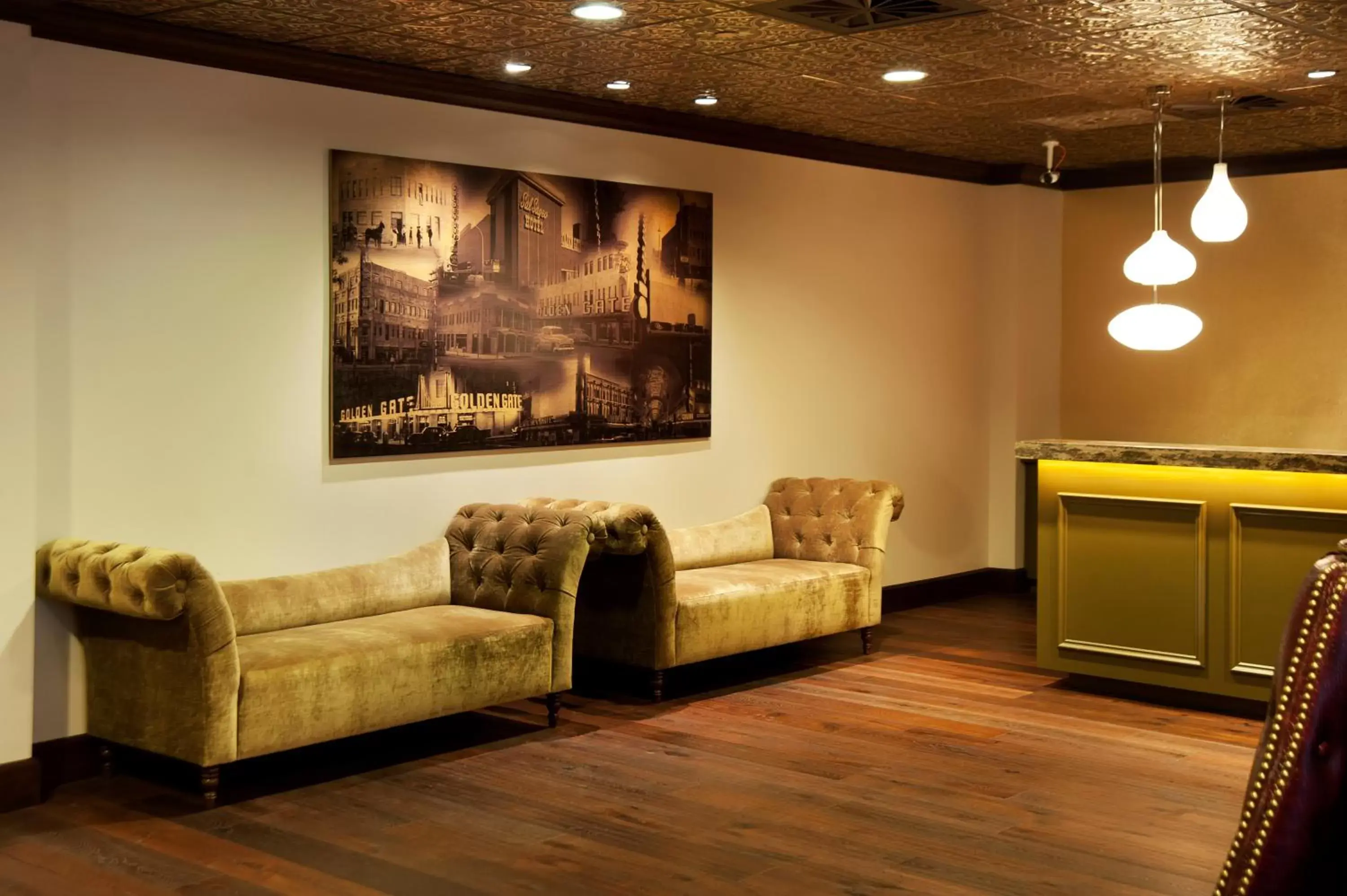 Lobby or reception, Seating Area in Golden Gate Hotel and Casino