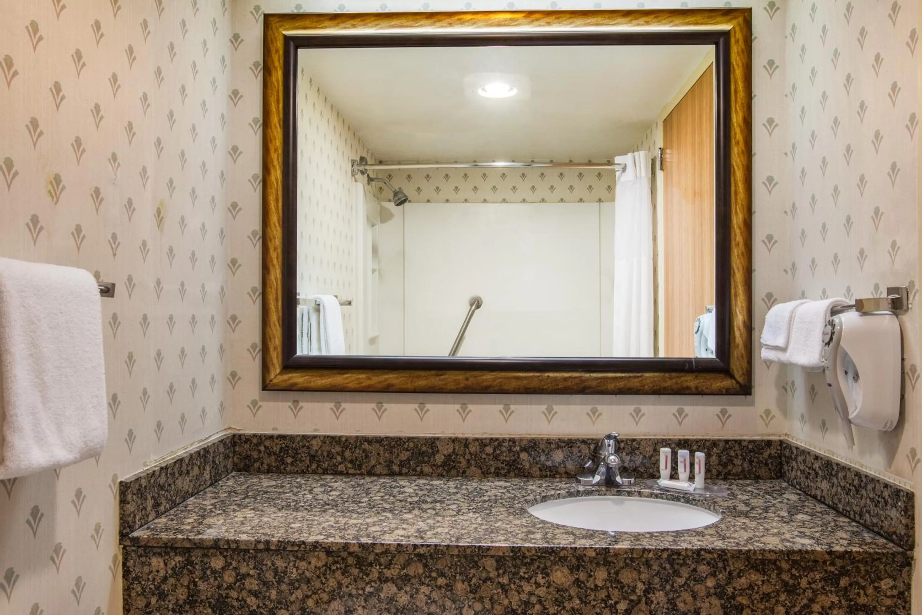 Bathroom in Days Inn by Wyndham Sherman