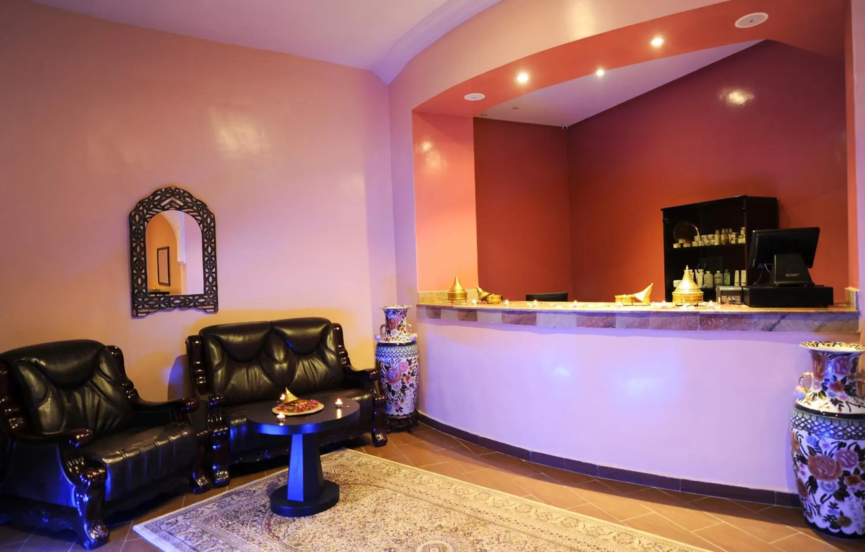 Spa and wellness centre/facilities, Lobby/Reception in Hotel Riad Ennakhil & SPA