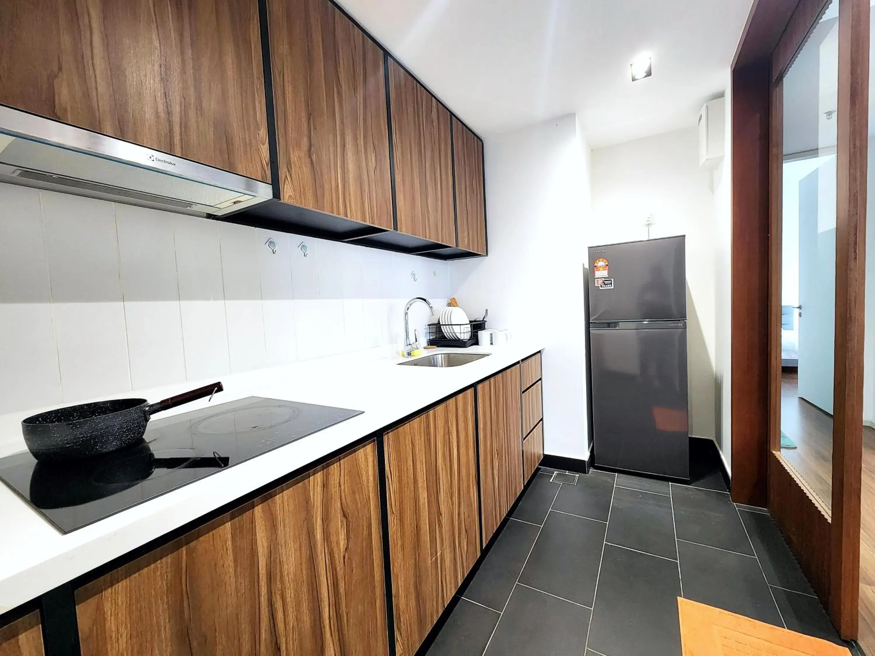 Kitchen/Kitchenette in Infini Suites@ UNA Residences, Sunway Velocity KL