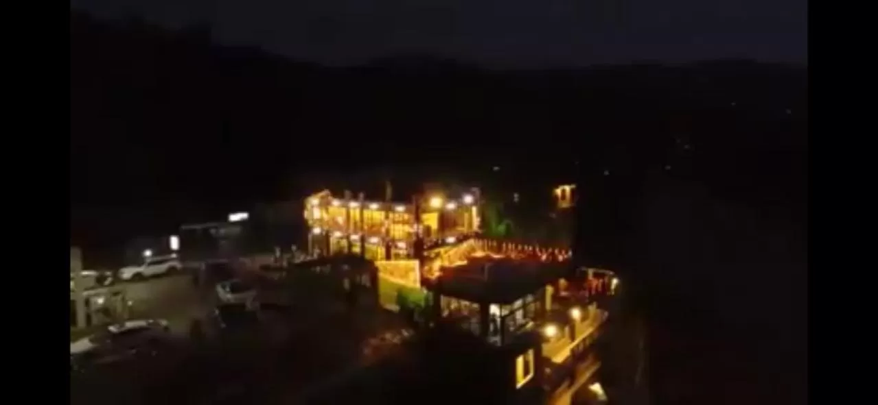 Bird's eye view in Hotel La Orilla Muzaffarabad