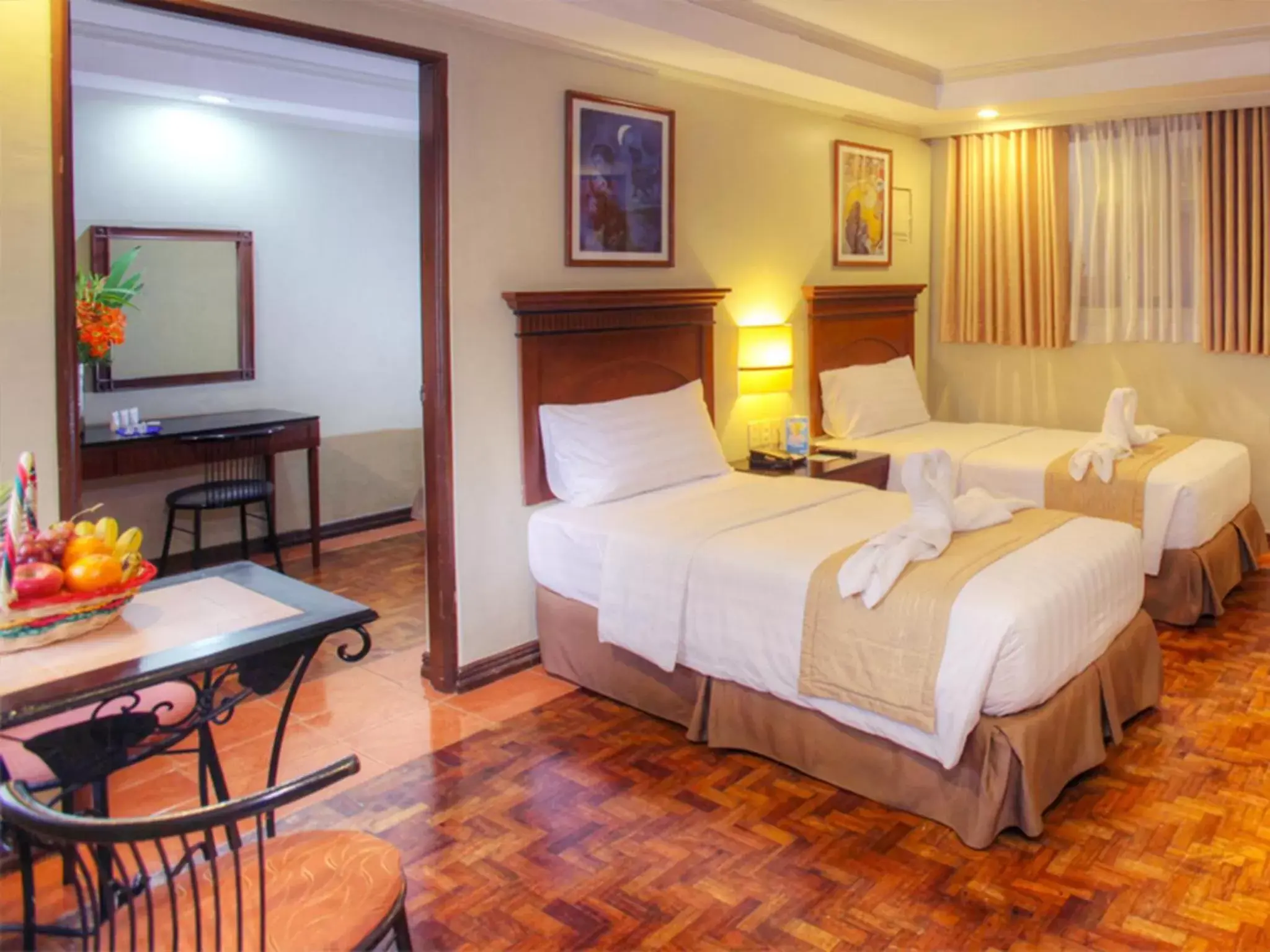 Bed in Fersal Hotel - P. Tuazon Cubao