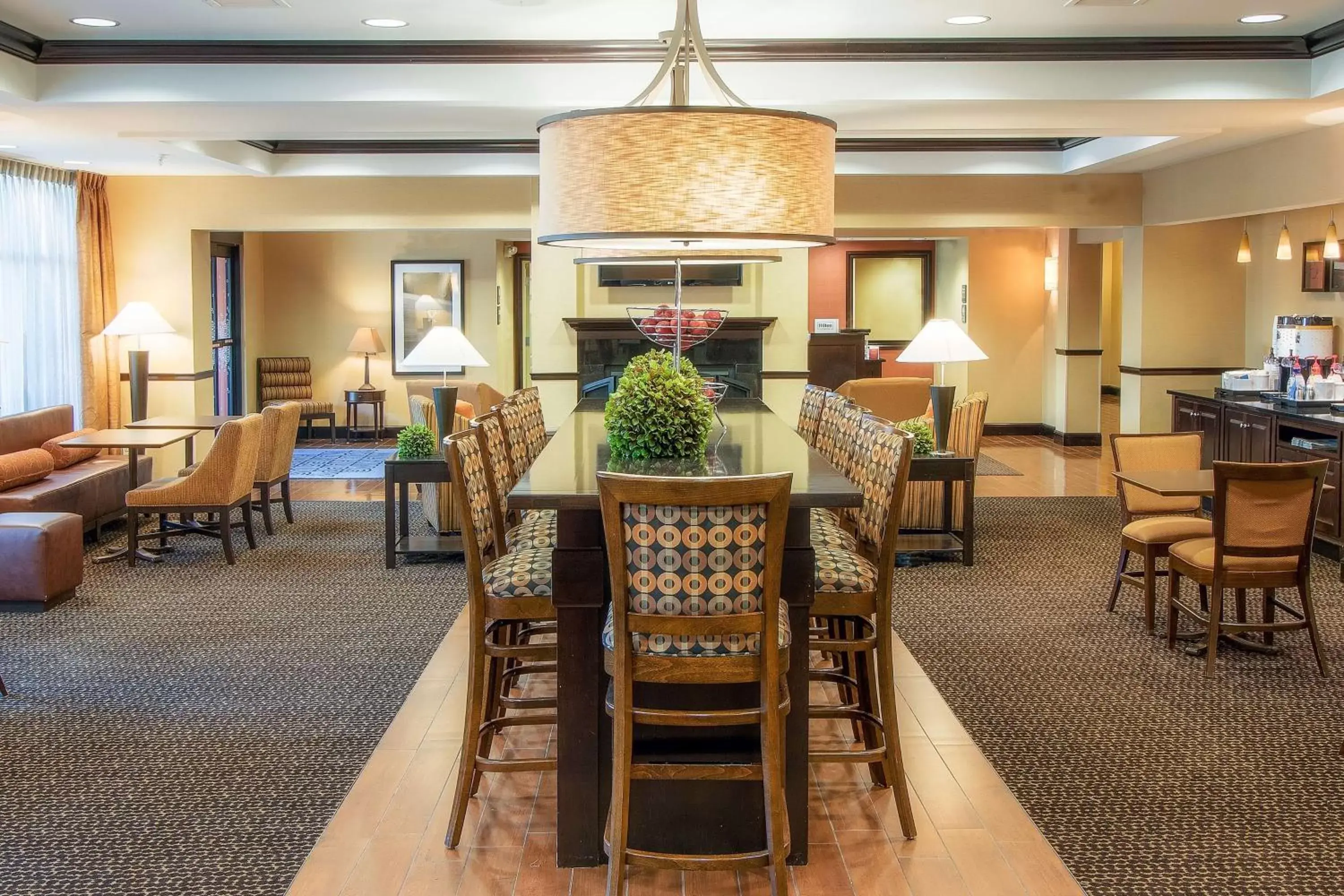 Lobby or reception, Restaurant/Places to Eat in Hampton Inn Oxford/Miami University Area