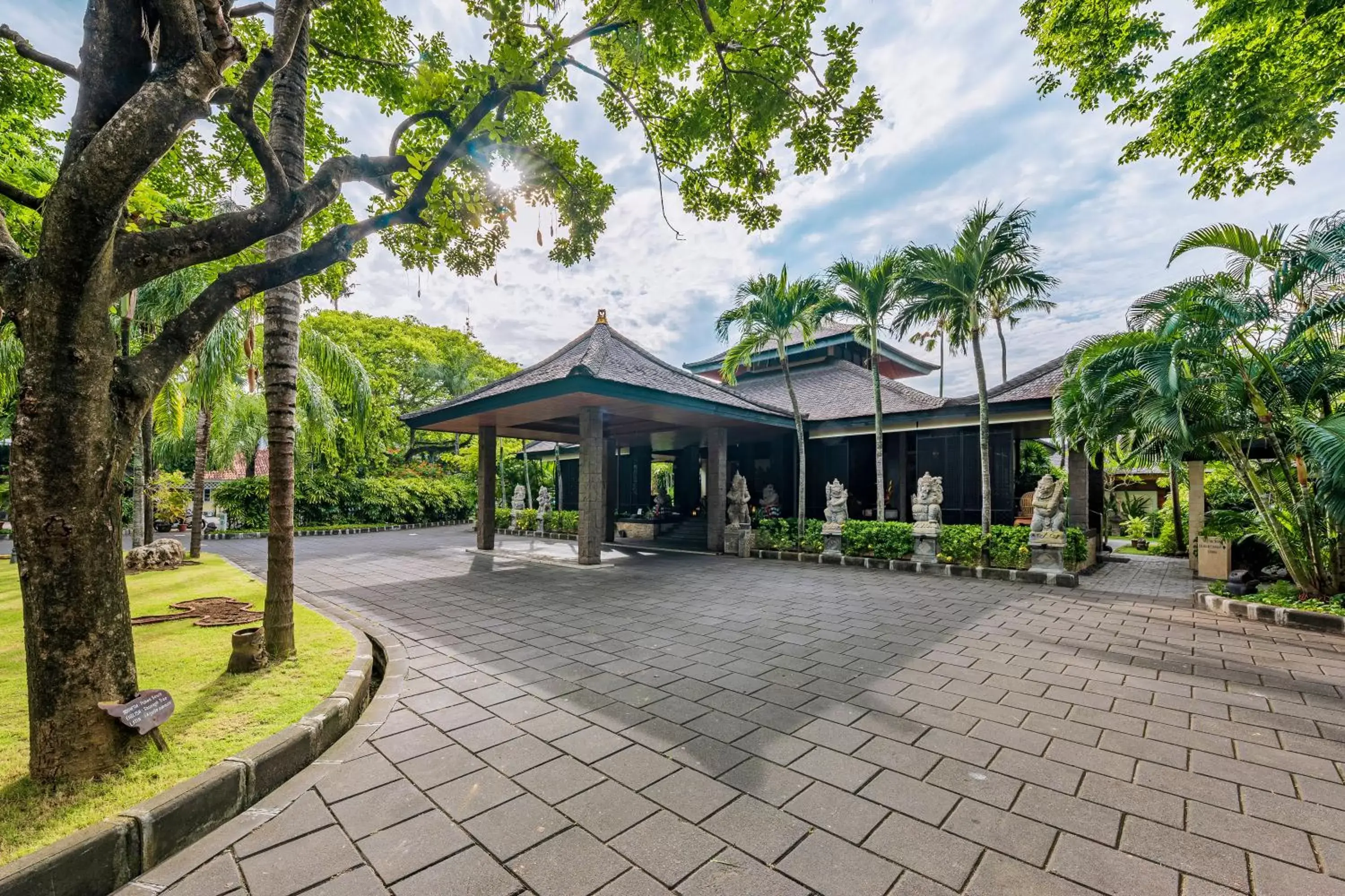 Facade/entrance, Property Building in Bali Mandira Beach Resort & Spa
