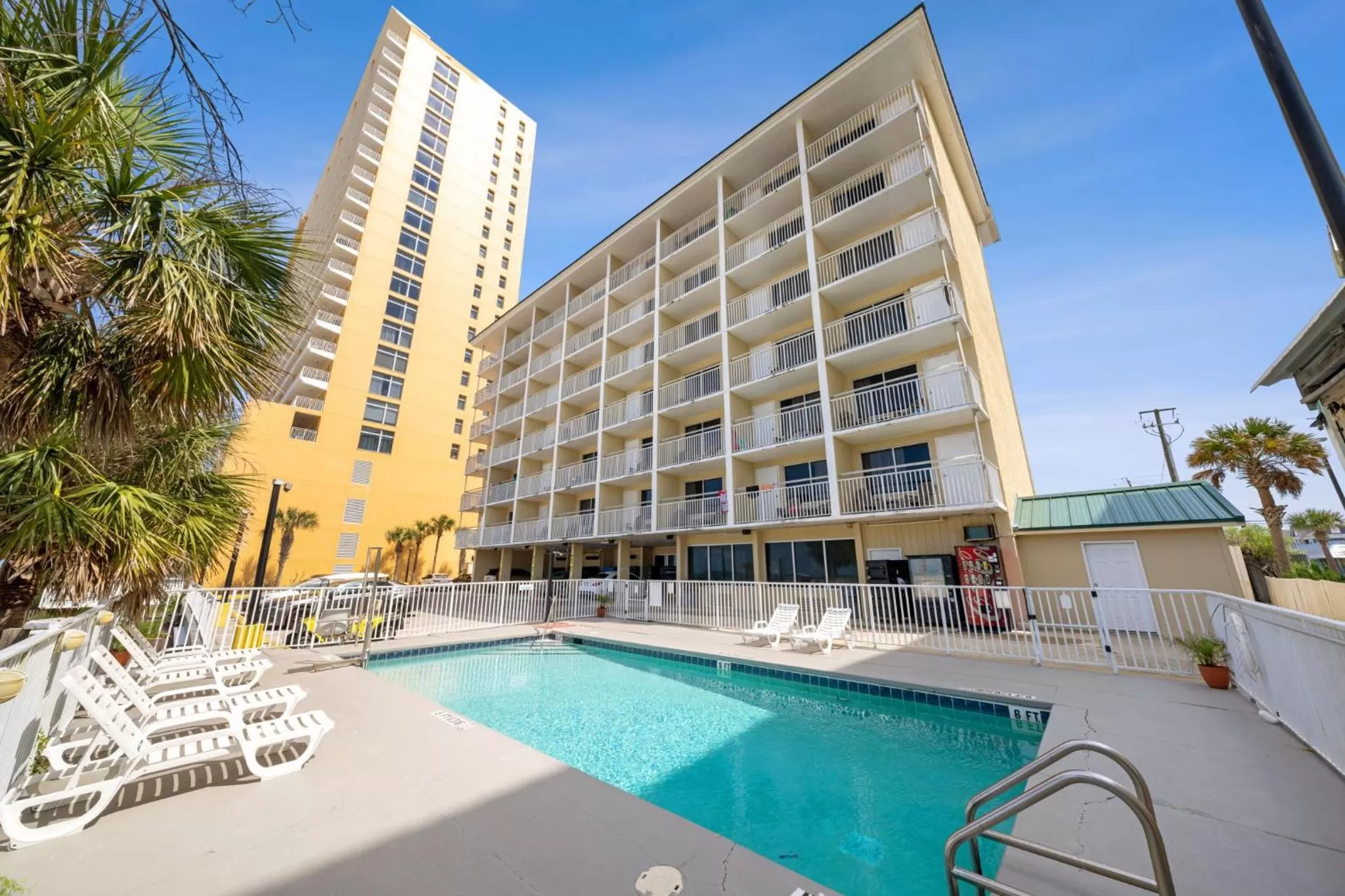 Swimming pool in Beach Tower Beachfront Hotel, a By The Sea Resort