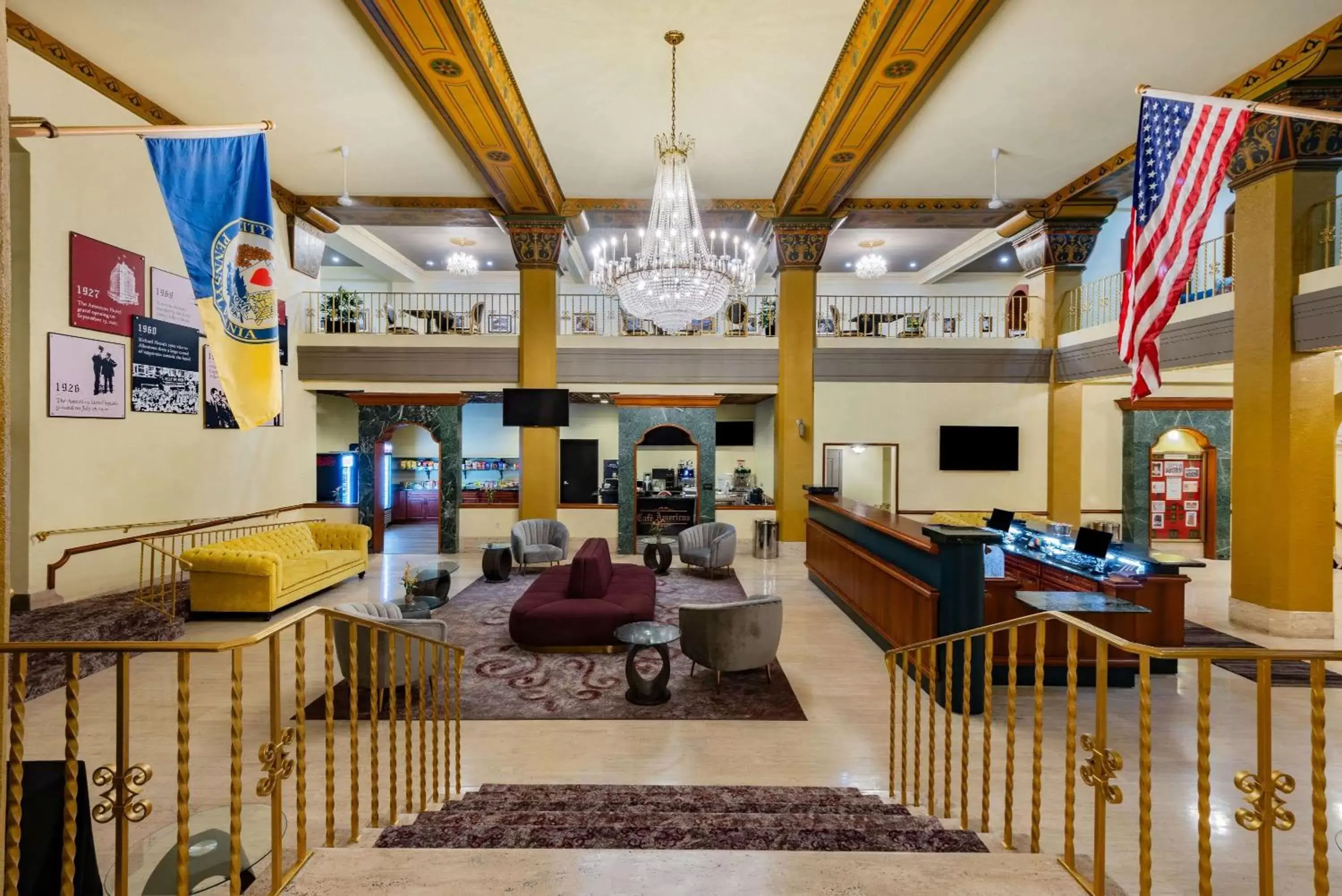 Lobby or reception in The Americus Hotel, Trademark Collection by Wyndham Lobby or reception in The Americus Hotel, Trademark Collection by Wyndham