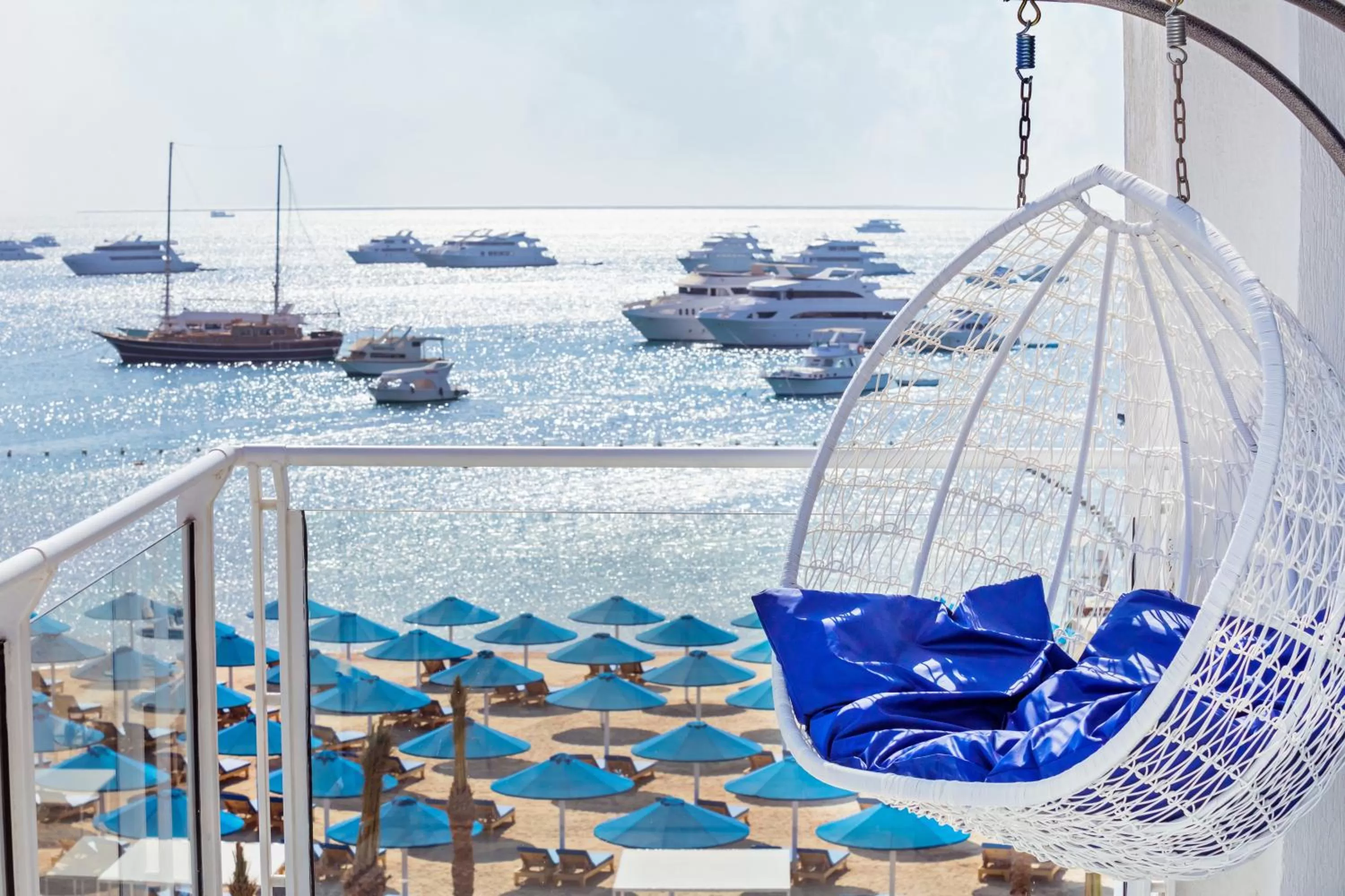 Beach in Pickalbatros Blu Spa Resort - Adults Friendly 16 Years Plus- Ultra All-Inclusive