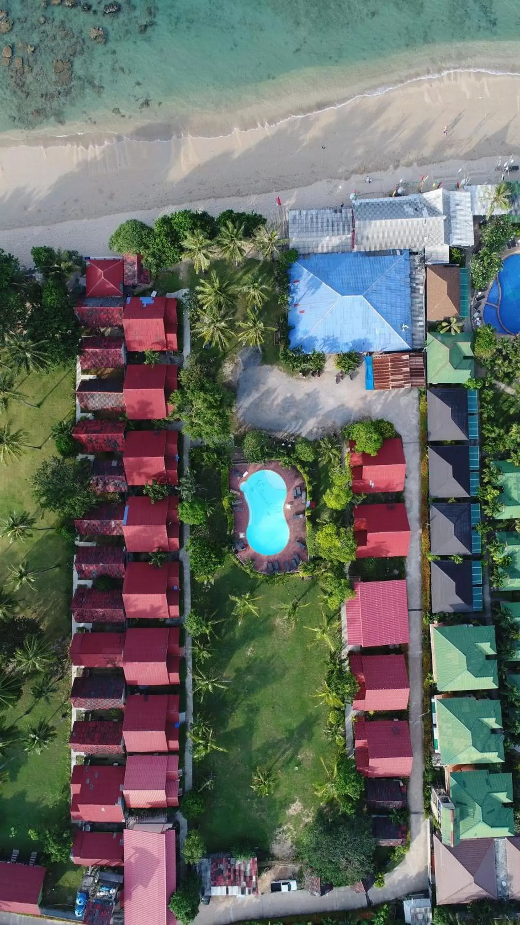 Bird's eye view in Lanta Emerald Bungalow