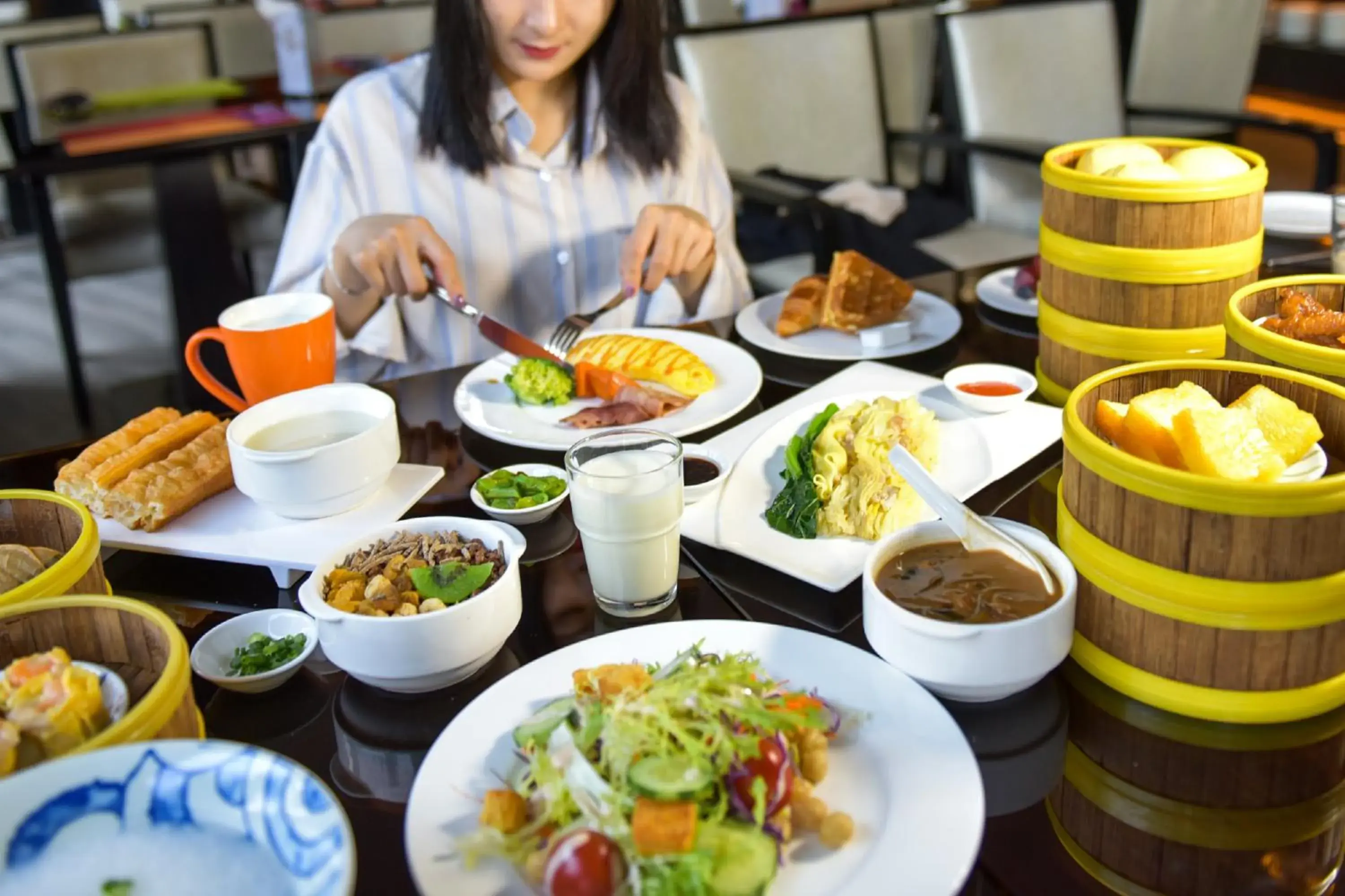 Breakfast in Crowne Plaza Huizhou, an IHG Hotel