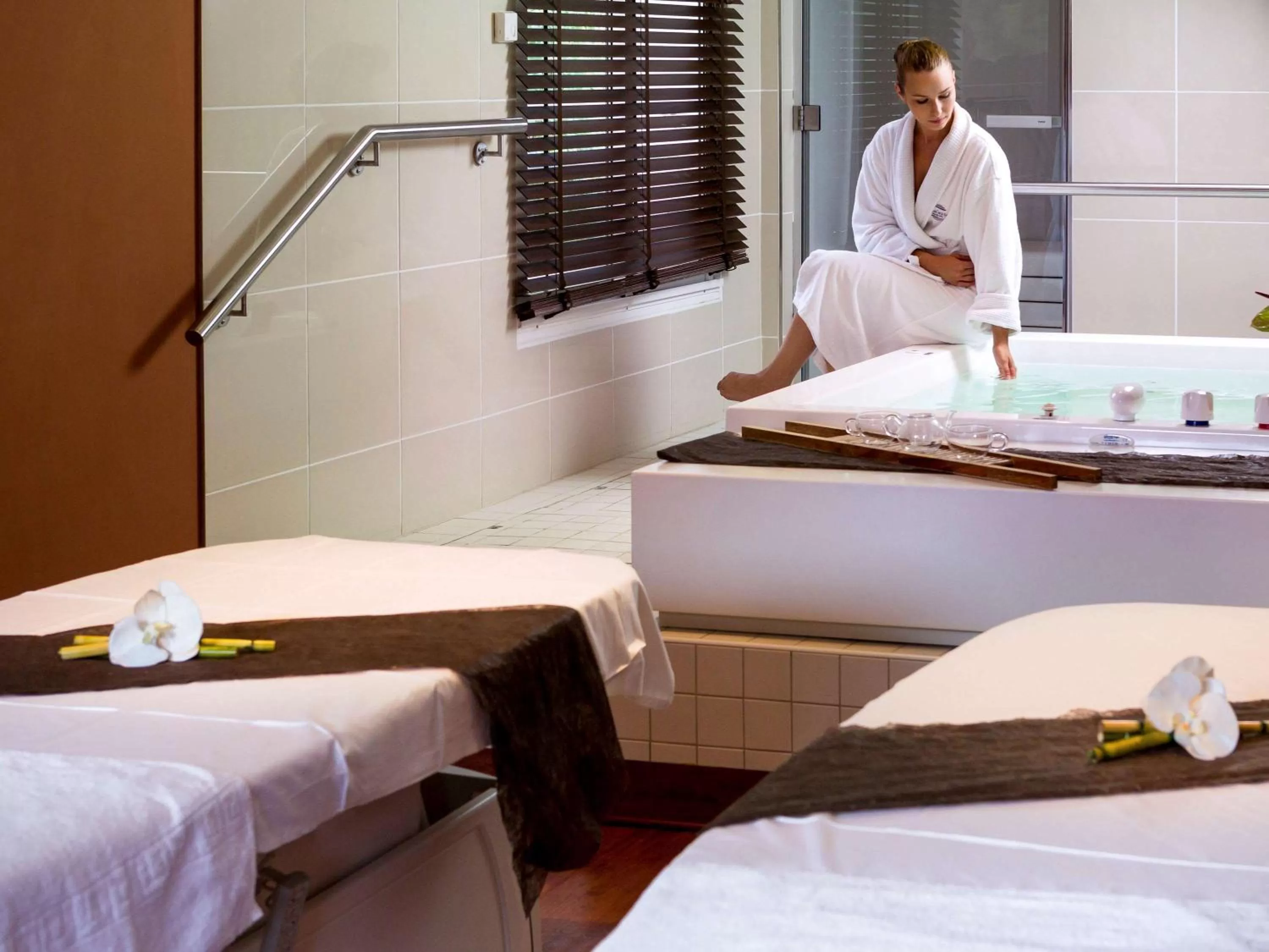 Fitness centre/facilities, Spa/Wellness in Novotel Thalassa Ile d'Oléron