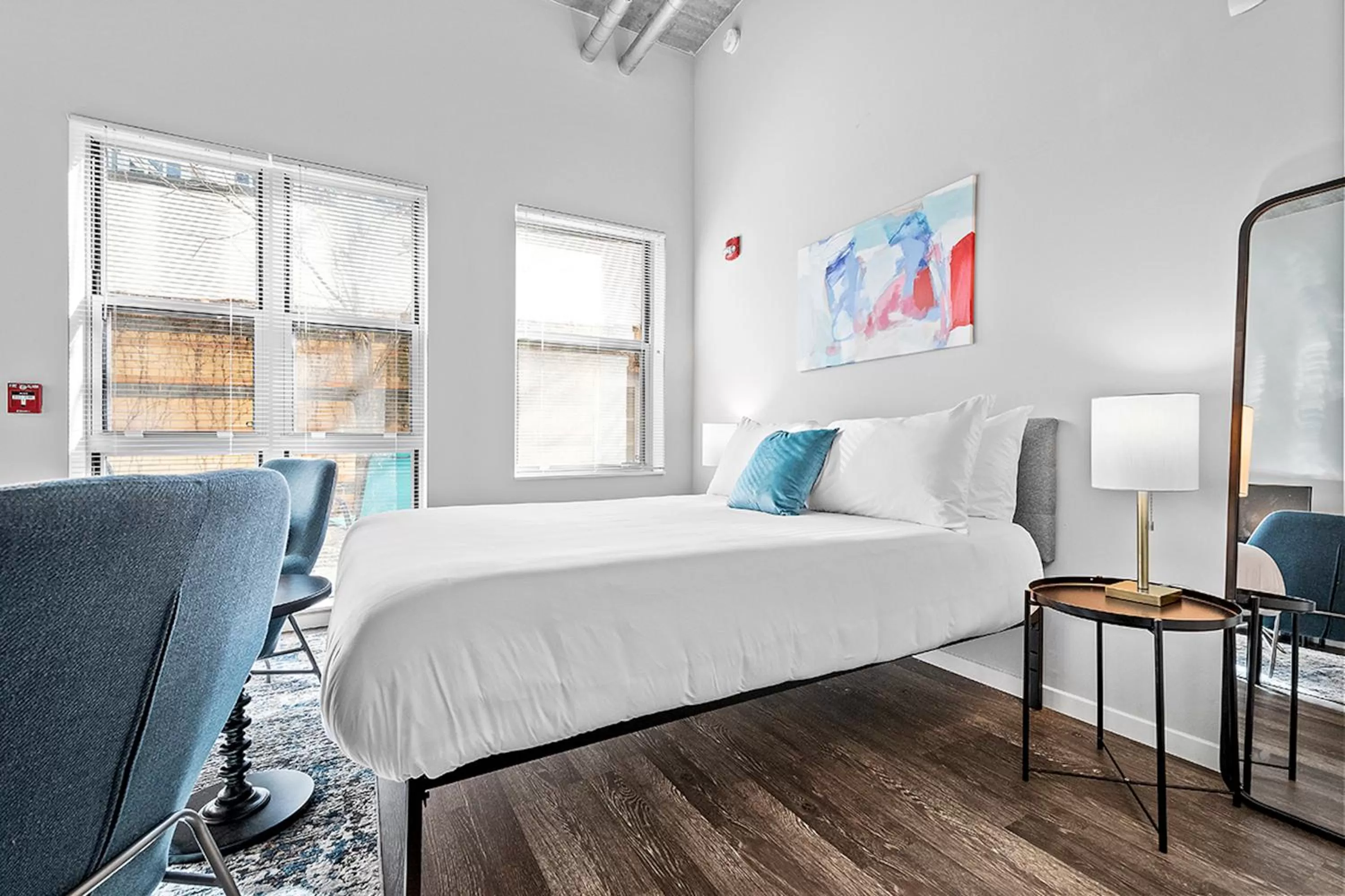 Bed in Kasa South Side Pittsburgh