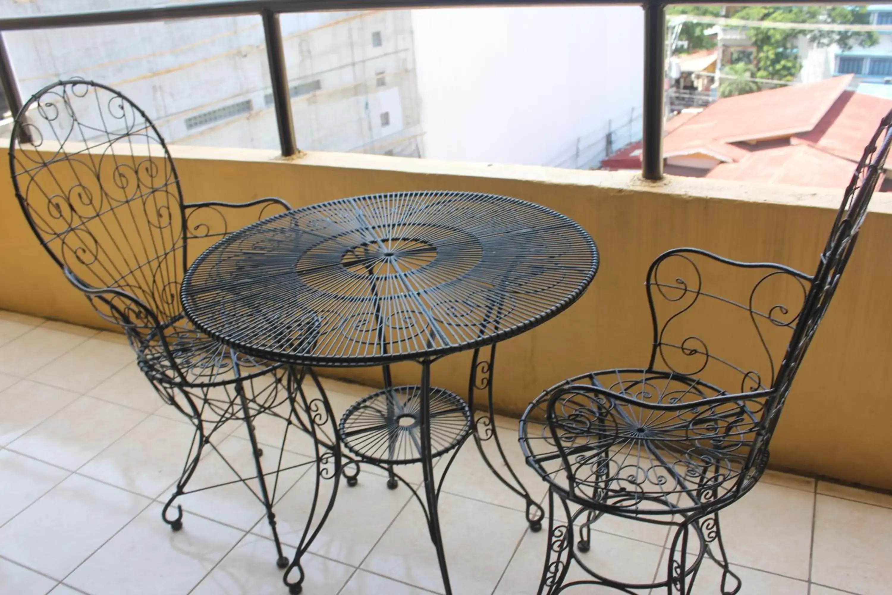 Decorative detail, Balcony/Terrace in Elegant Circle Inn