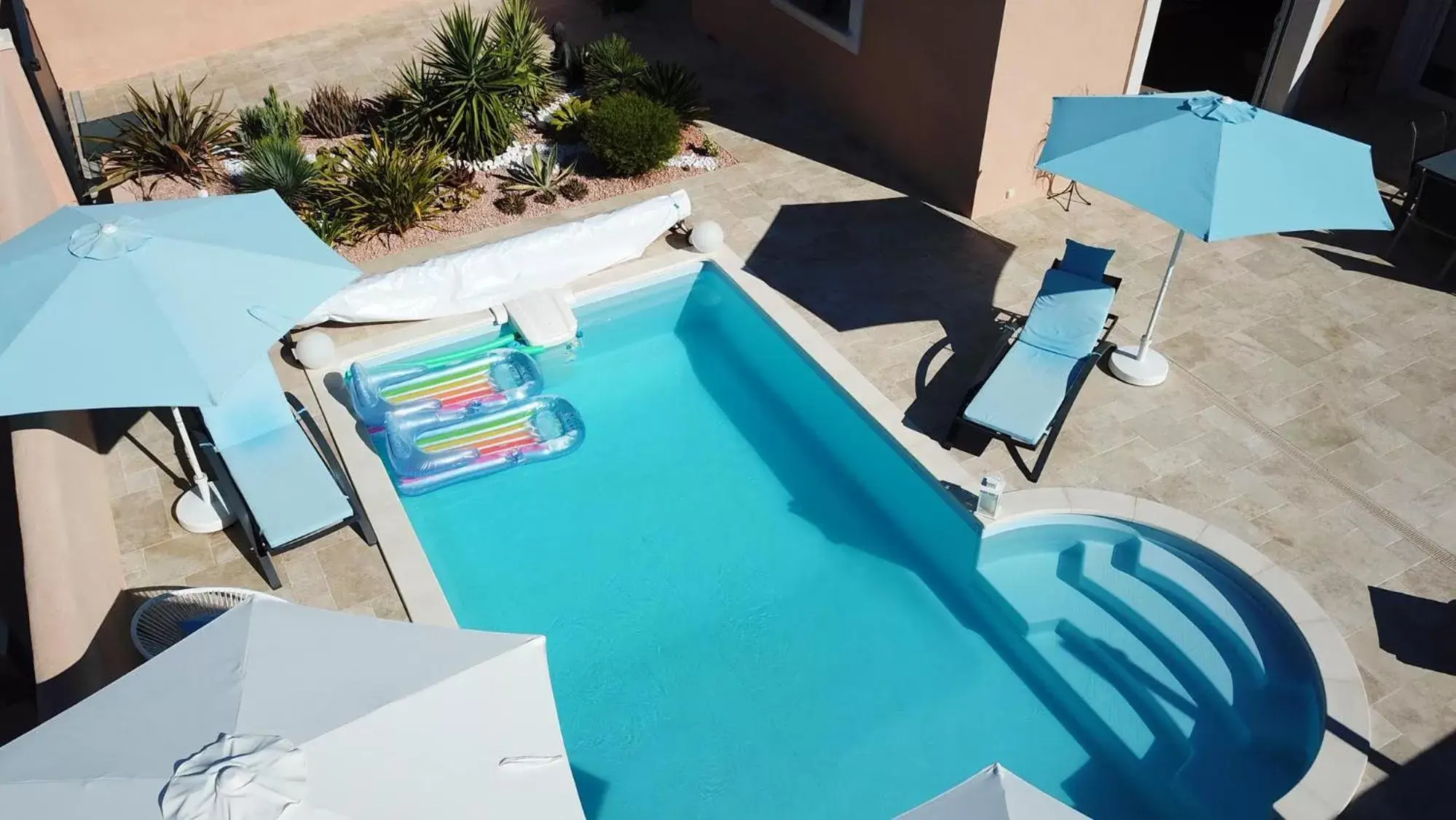 Pool View in Chambre d'hôtes dans Villa Diane