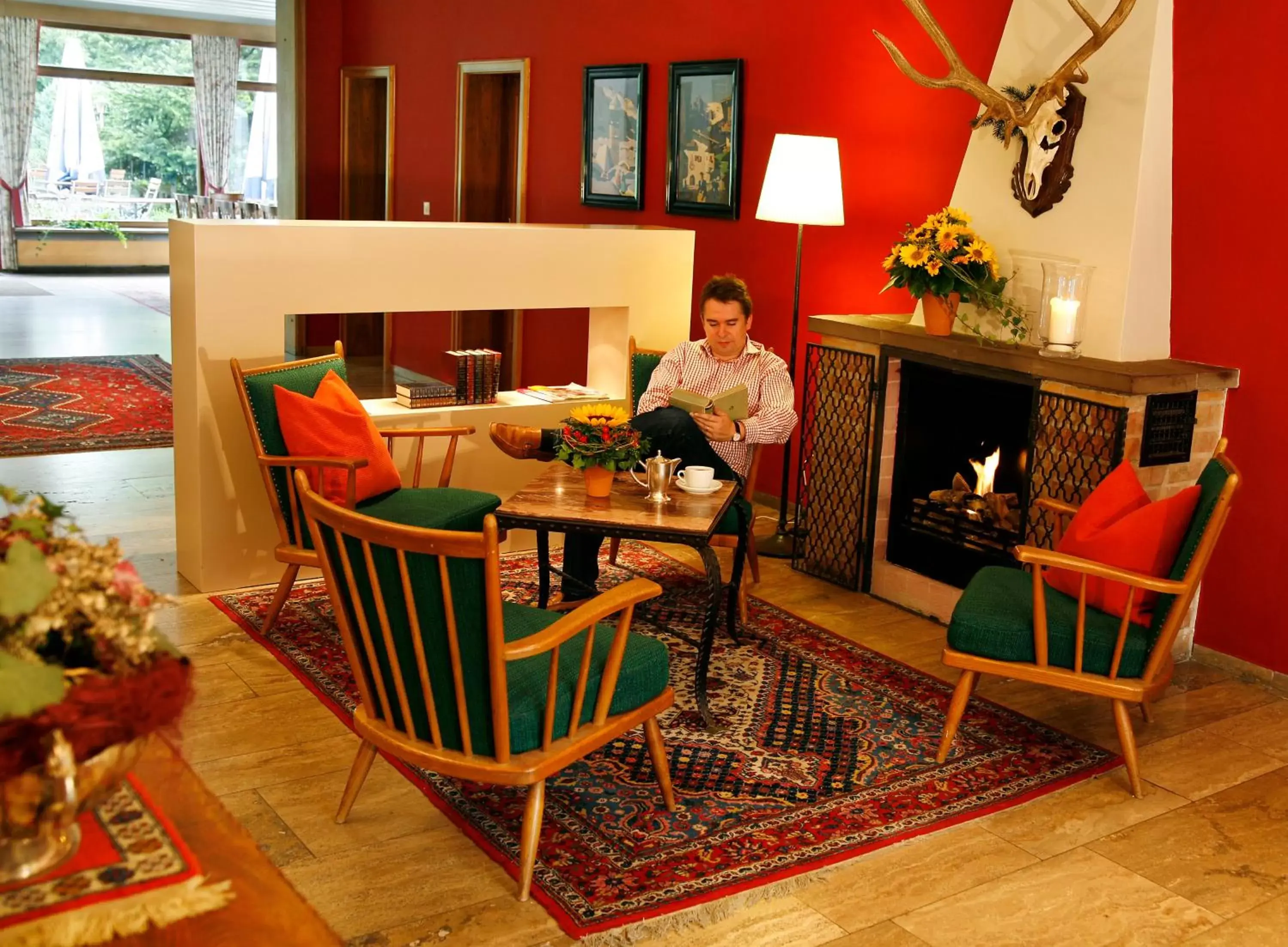 Seating area in Hotel Johannisbad