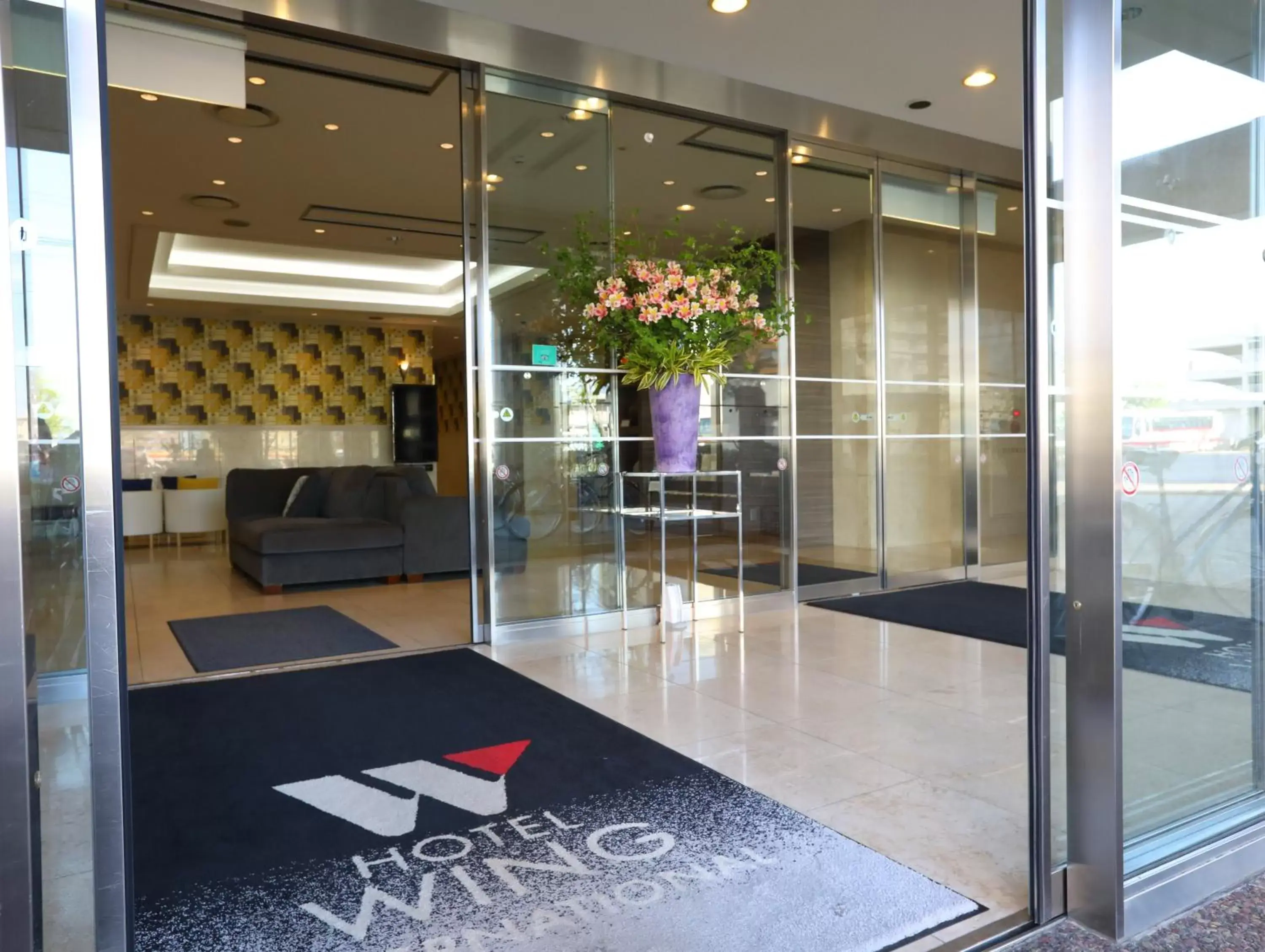 Facade/entrance, Lobby/Reception in Hotel Wing International Tomakomai