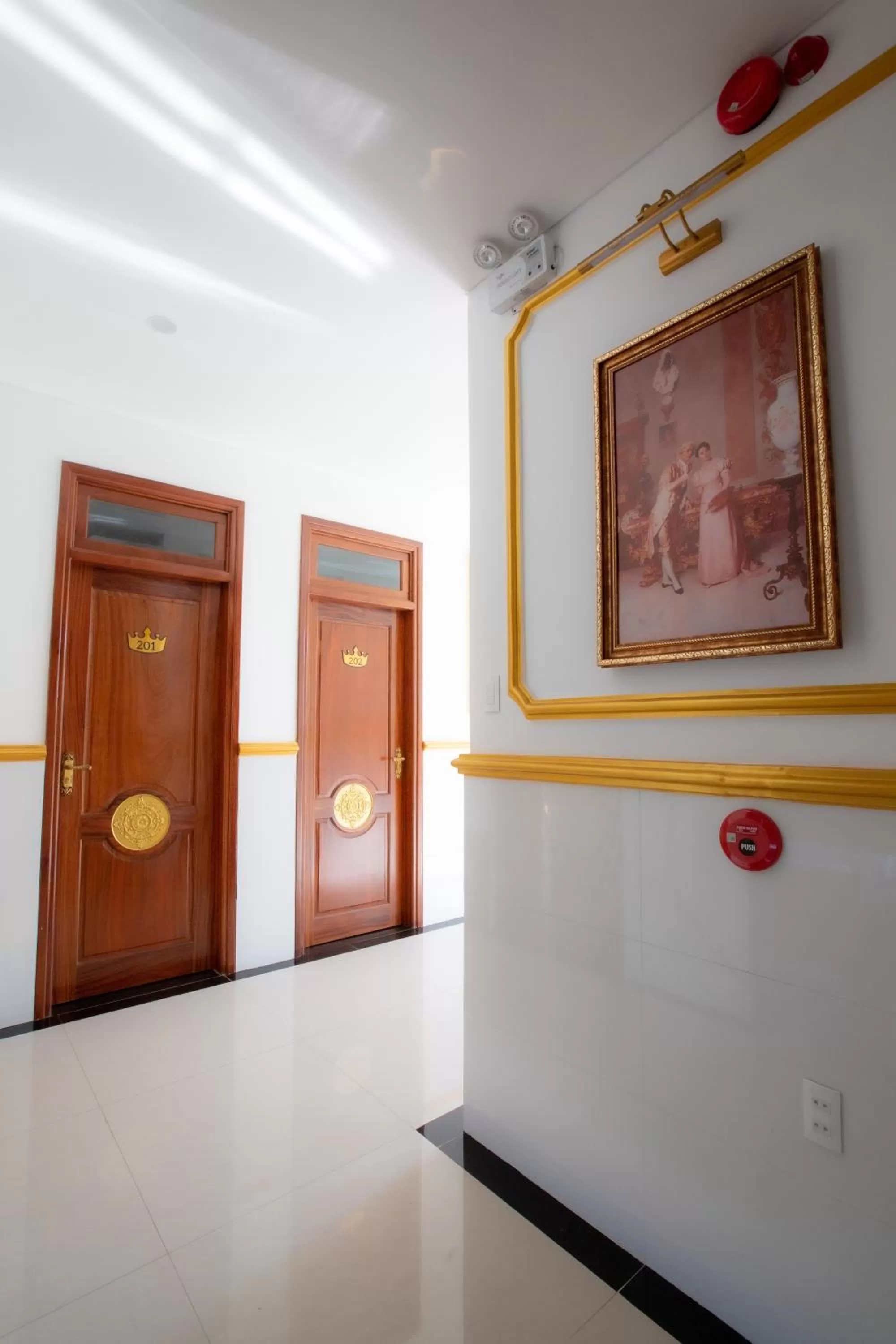 Decorative detail in KING VILLA QUẢNG NGÃI