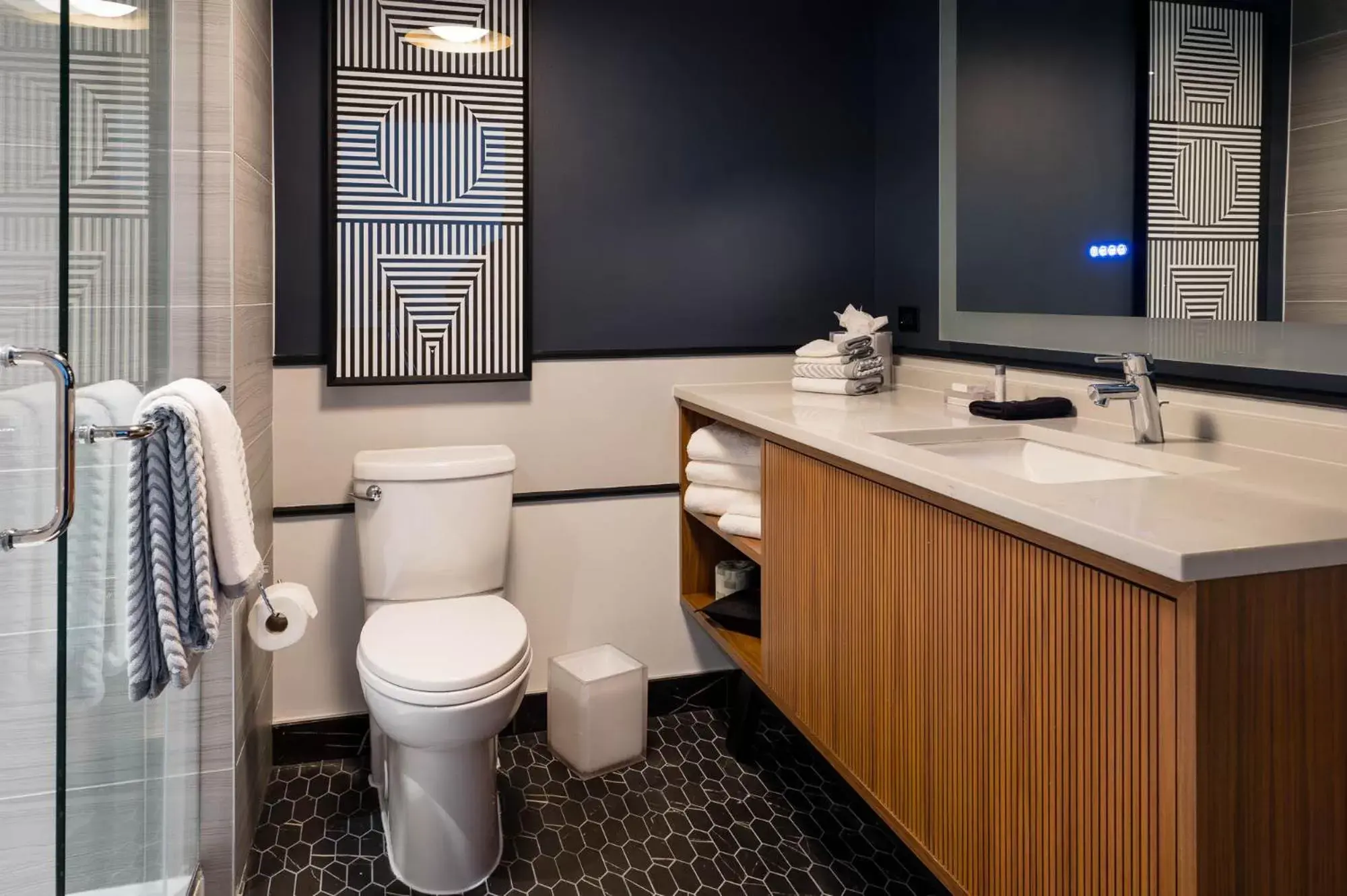 Bathroom in Cambria Hotel Boston Somerville