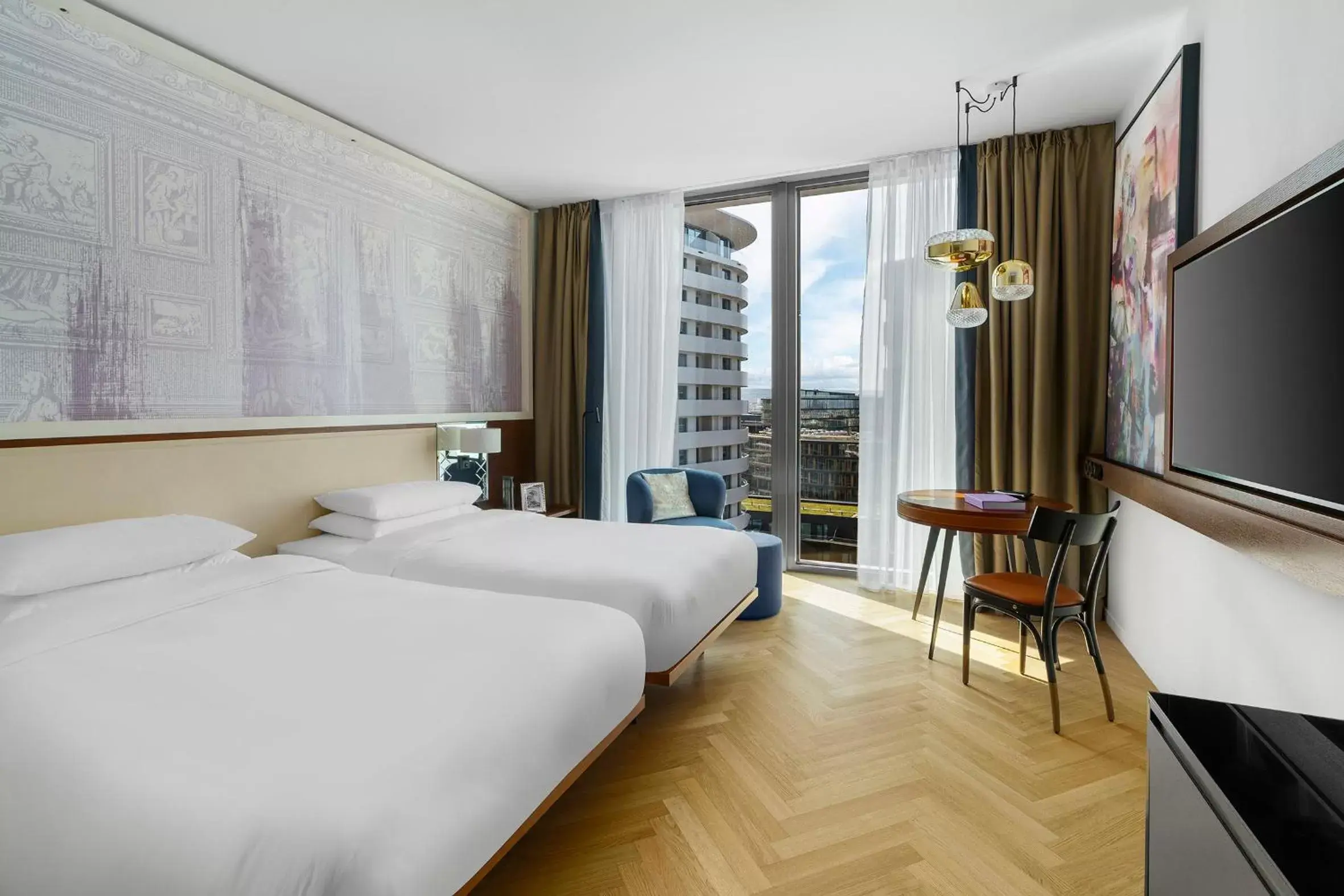 Bed in Andaz Vienna Am Belvedere - a concept by Hyatt