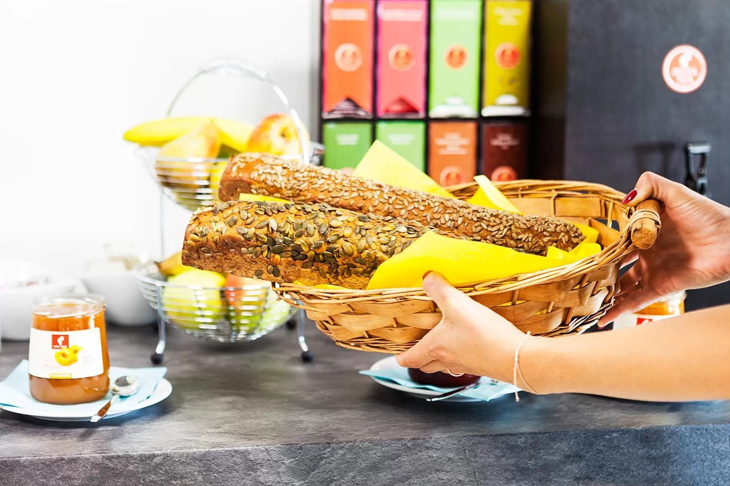 Buffet breakfast in Hotel Tullnerfeld