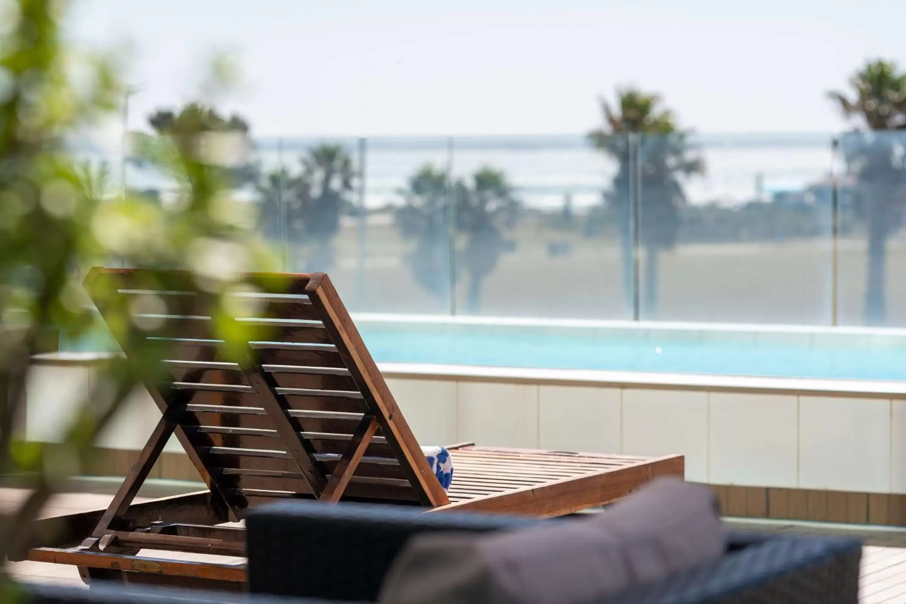 Pool view in Radisson Blu Hotel, Port Elizabeth