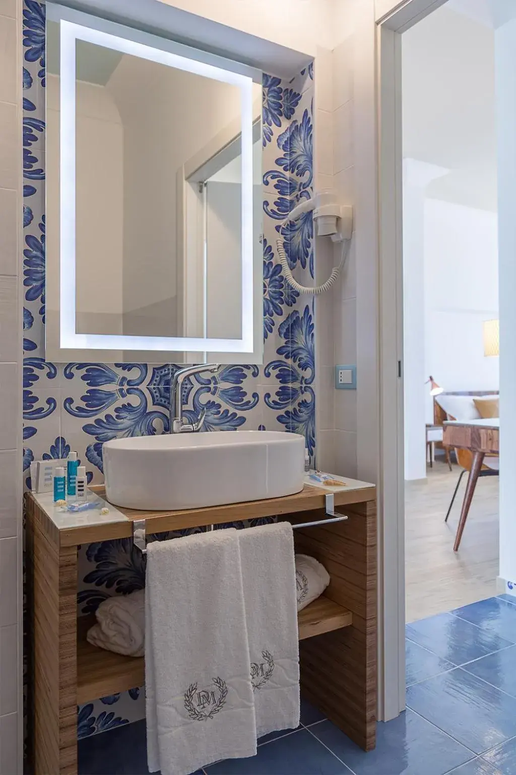 Bathroom in domus maris relais boutique hotel