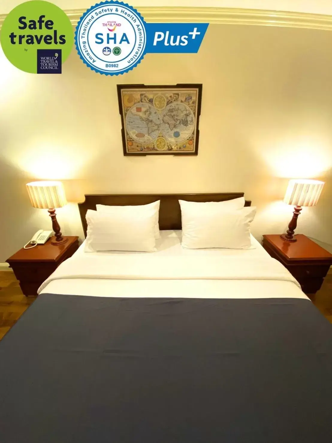Bed in The Victory Residences Bangkok - SHA Extra Plus Certified