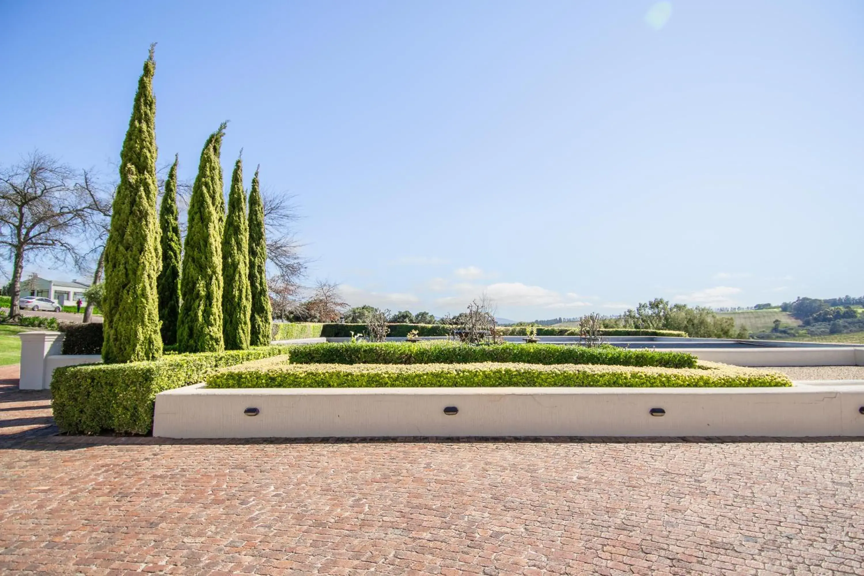 Garden view in Webersburg