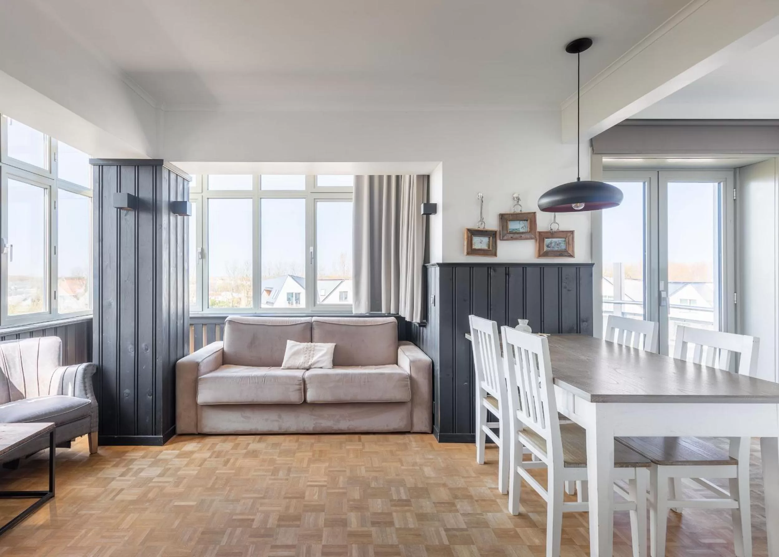 Seating area in West Bay