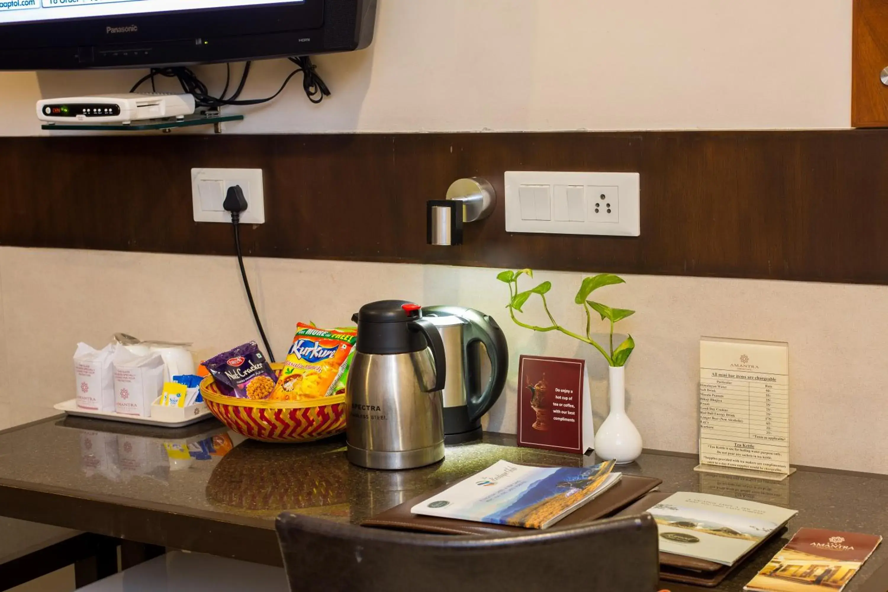 Coffee/tea facilities in Amantra Comfort Hotel