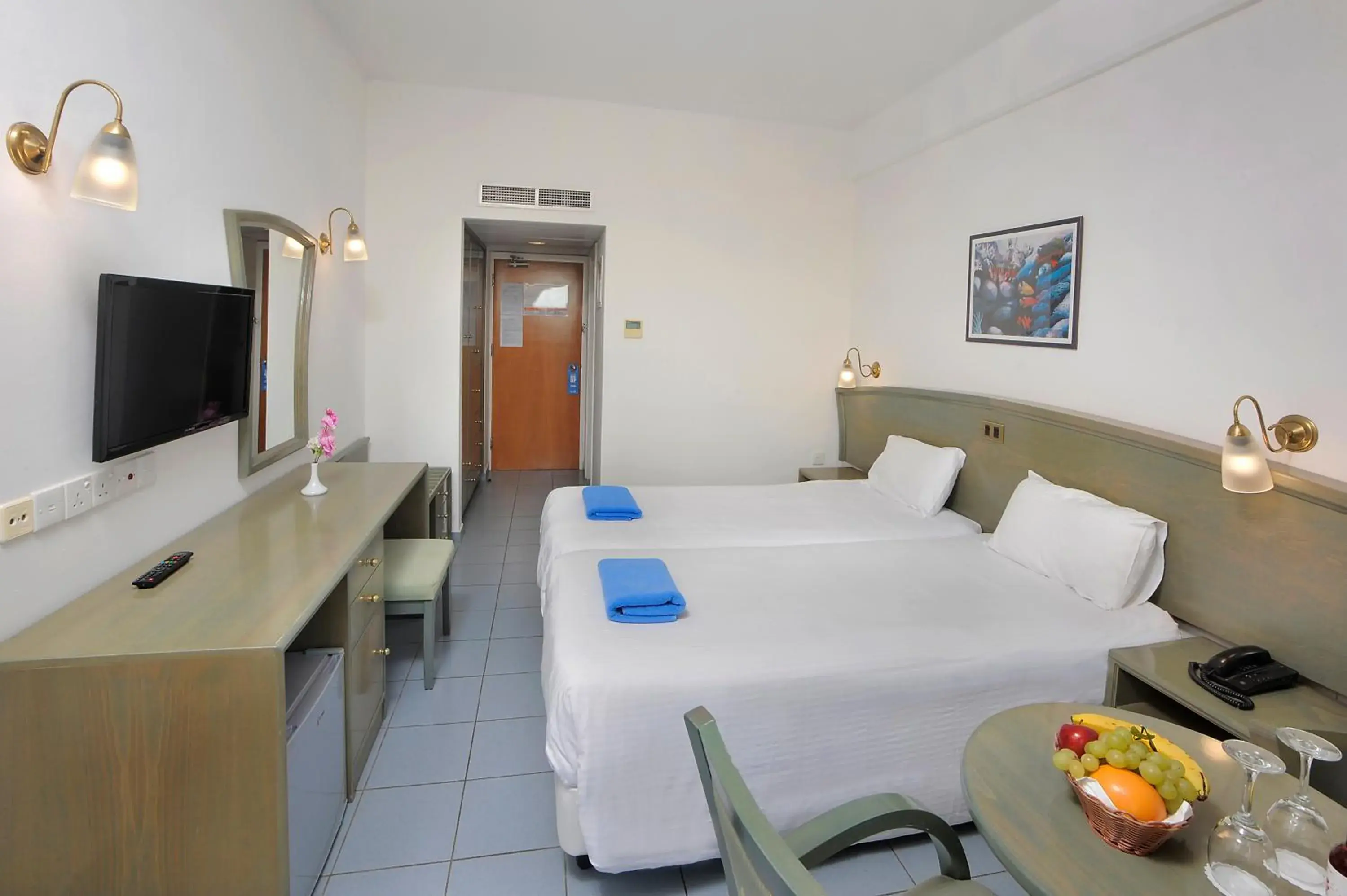 Photo of the whole room, Bed in Nissiana Hotel & Bungalows