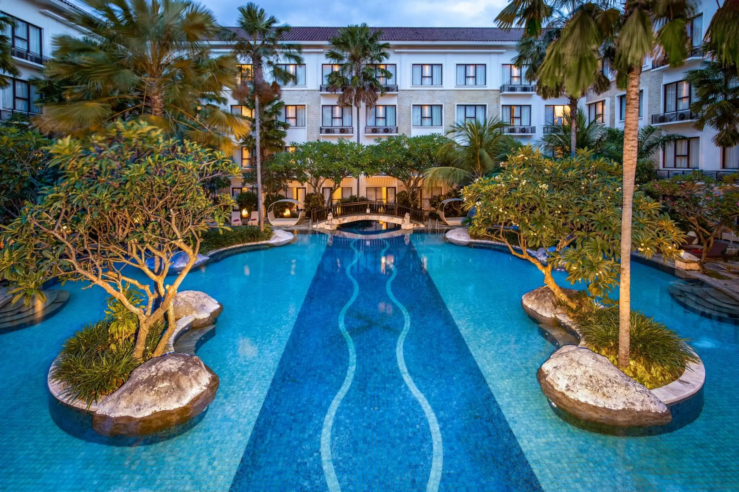 Swimming Pool in Grand Inna Kuta