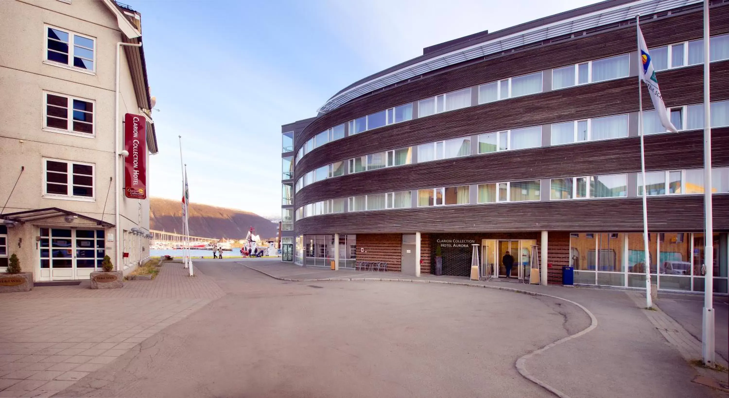 Facade/entrance in Clarion Collection Hotel Aurora