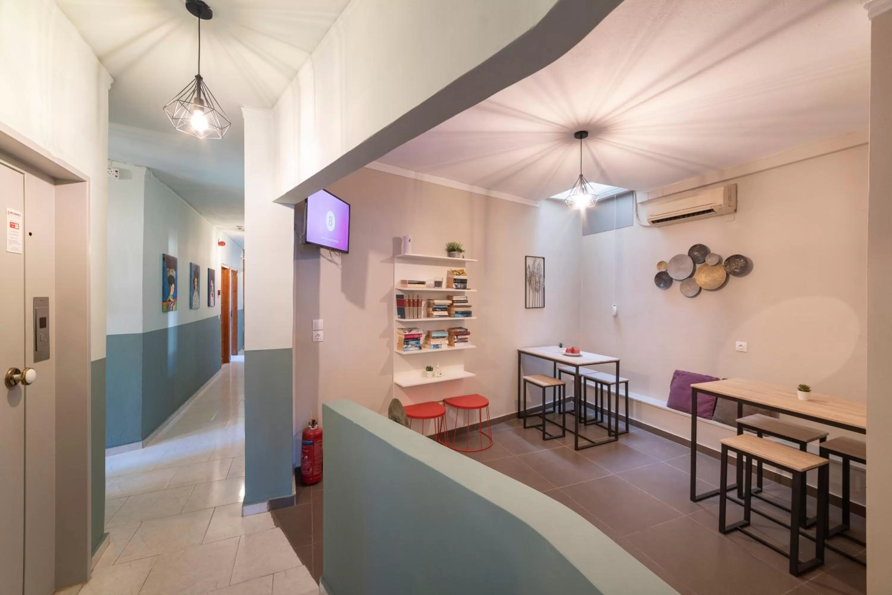 Living room in Faros Rooms