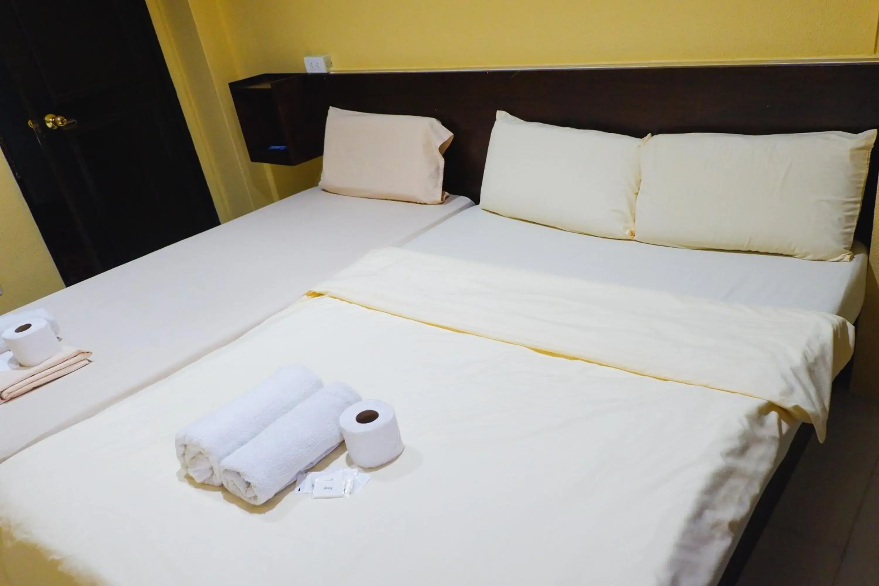 Bed in Hotel Juliano