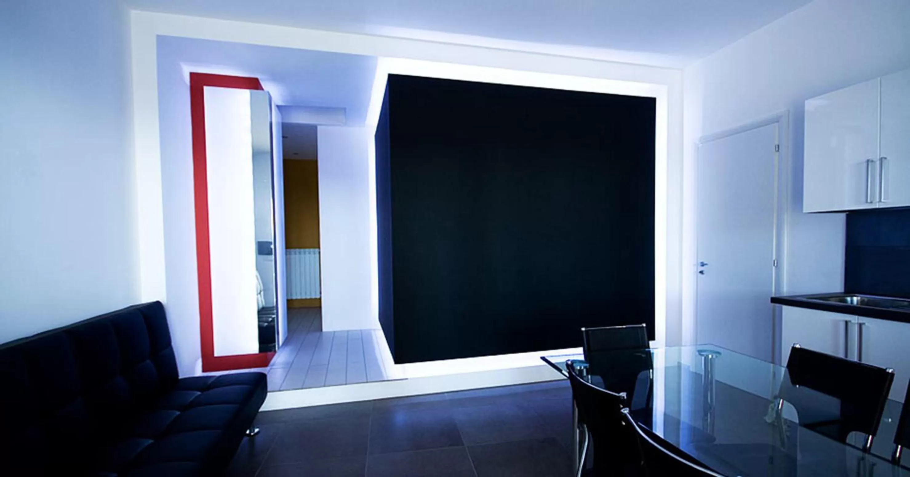 Communal lounge/ TV room, Seating Area in Villino Erminia - Seaside Art b&b