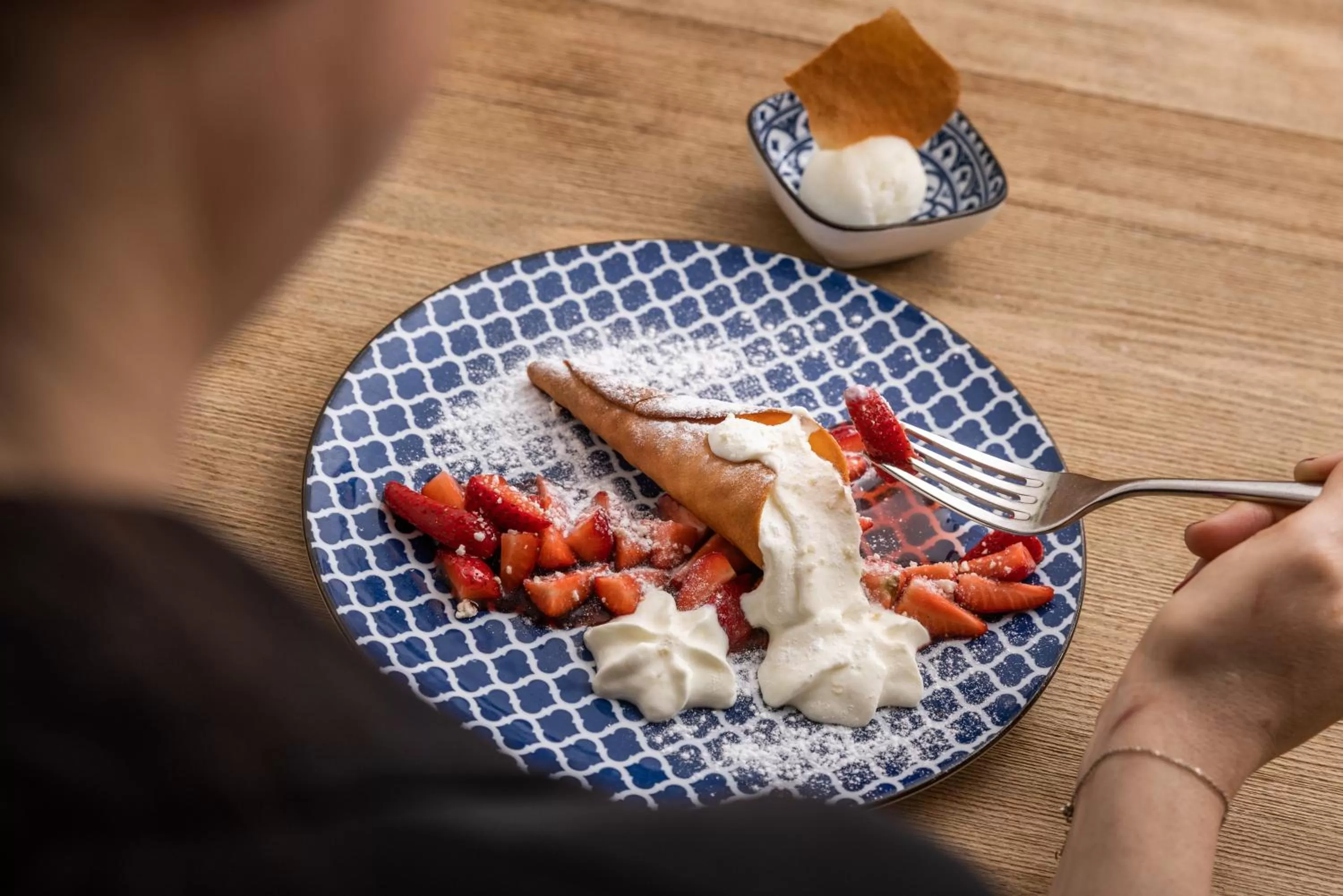 Food close-up in Small Luxury Hotel Goldgasse