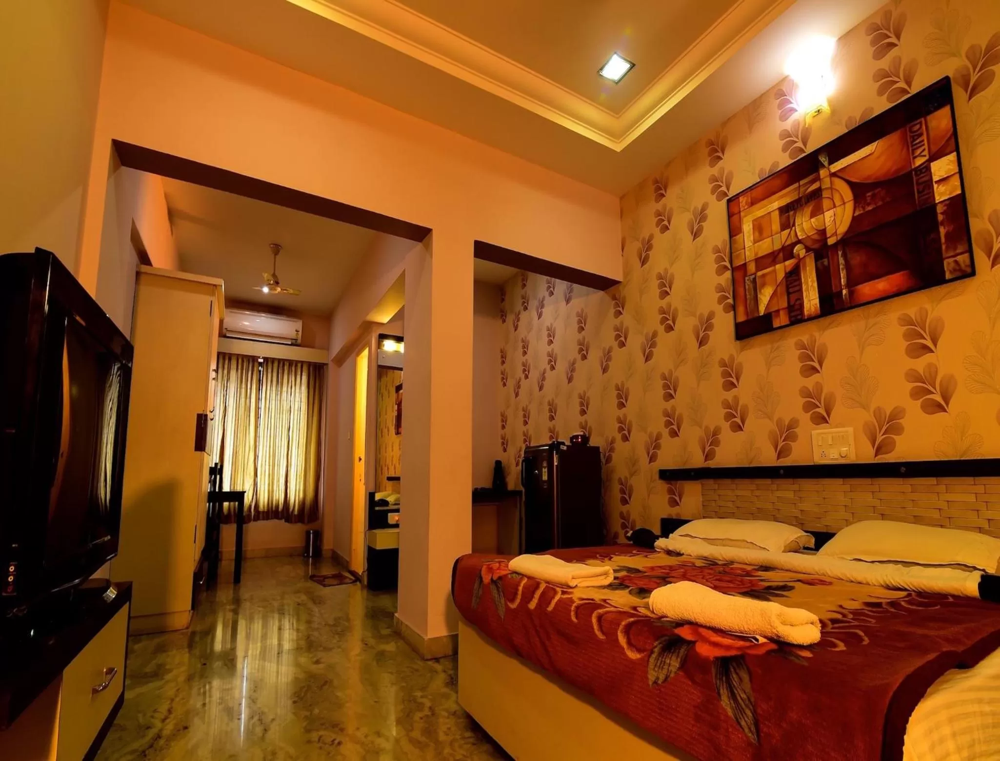 Bedroom, Bed in Hotel Ashlesh Manipal