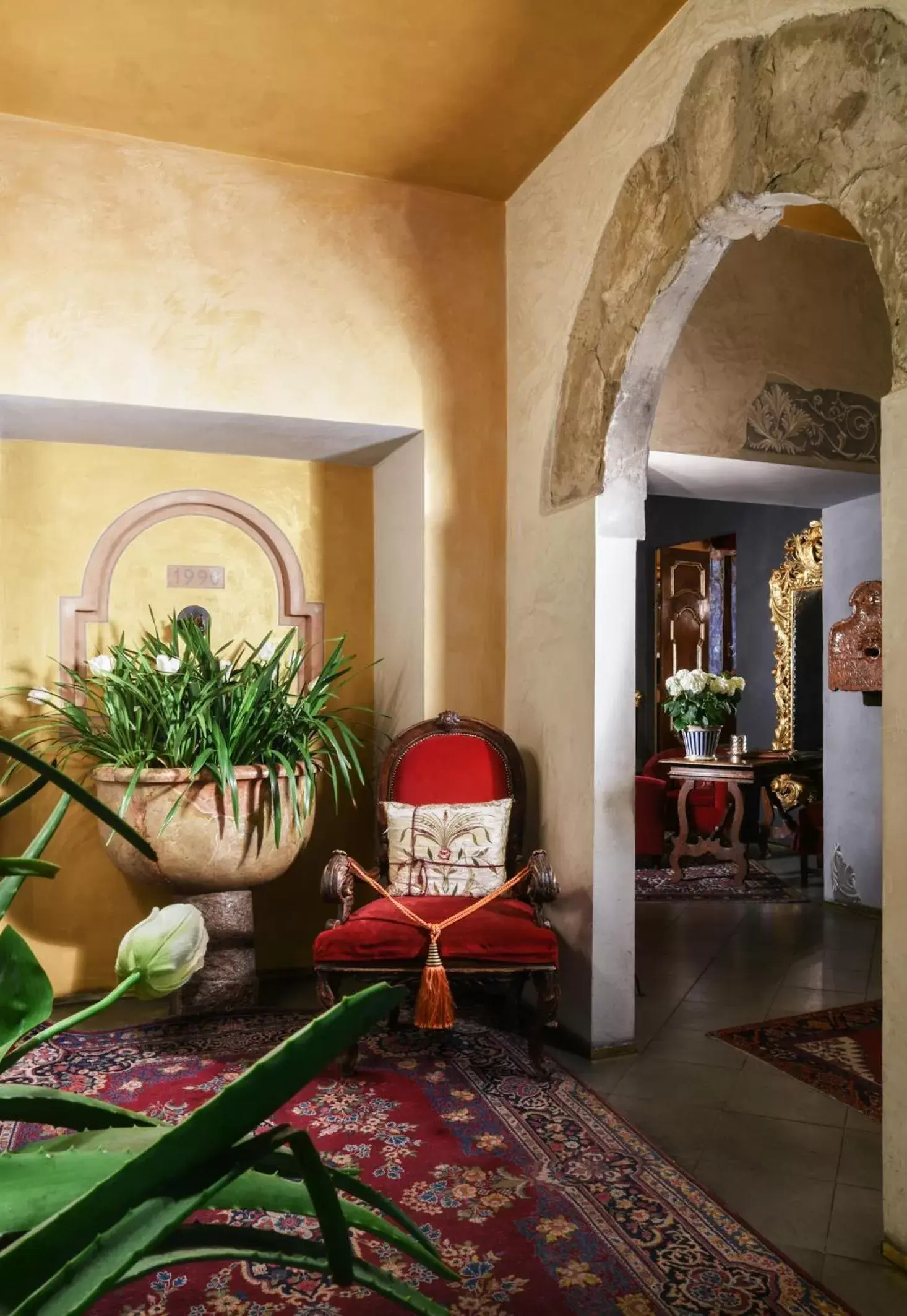 Lobby or reception in Hotel Gabbia D'Oro Lobby or reception in Hotel Gabbia D'Oro