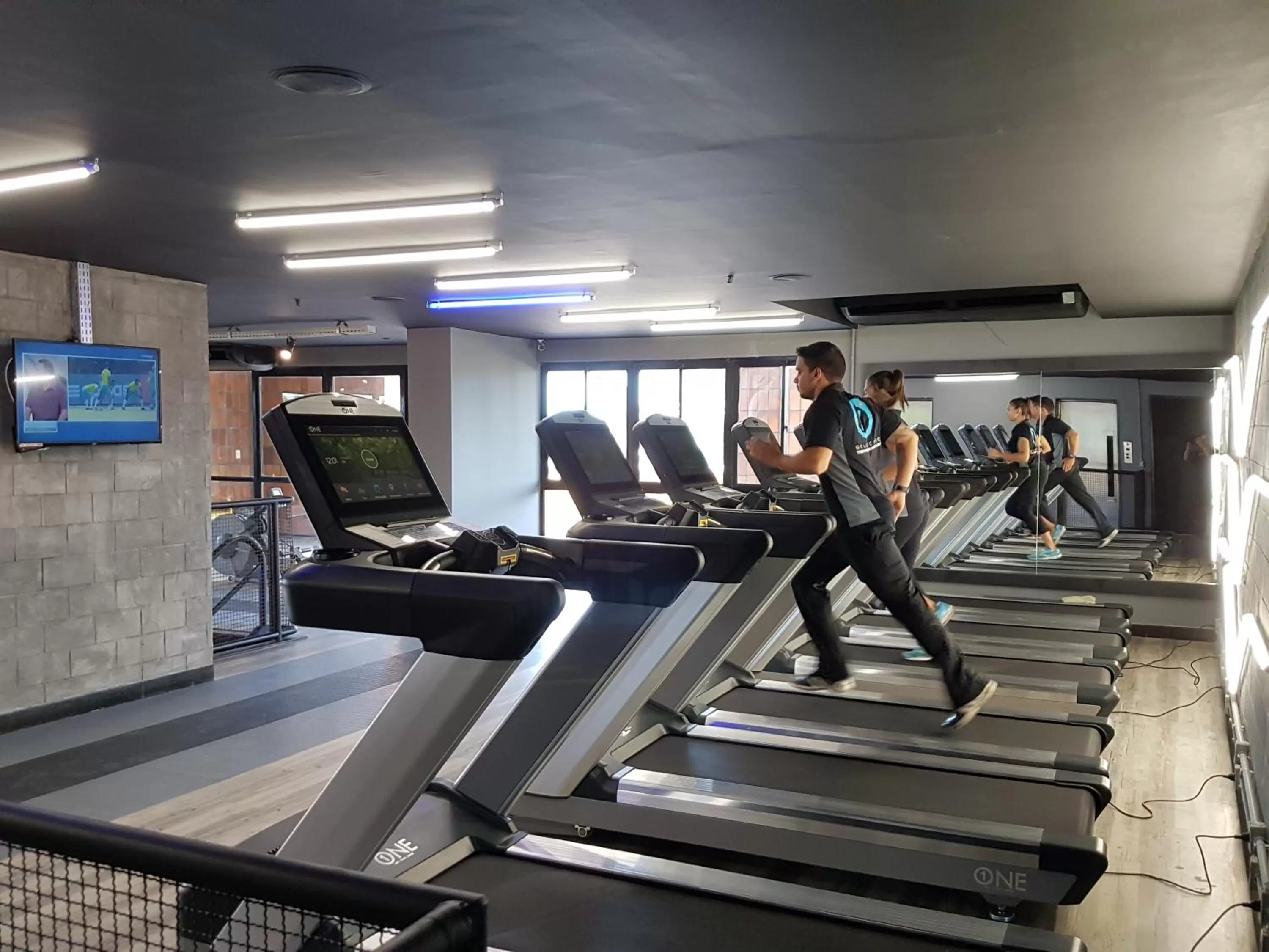 Fitness centre/facilities in Iracema Residence Hotel Flat