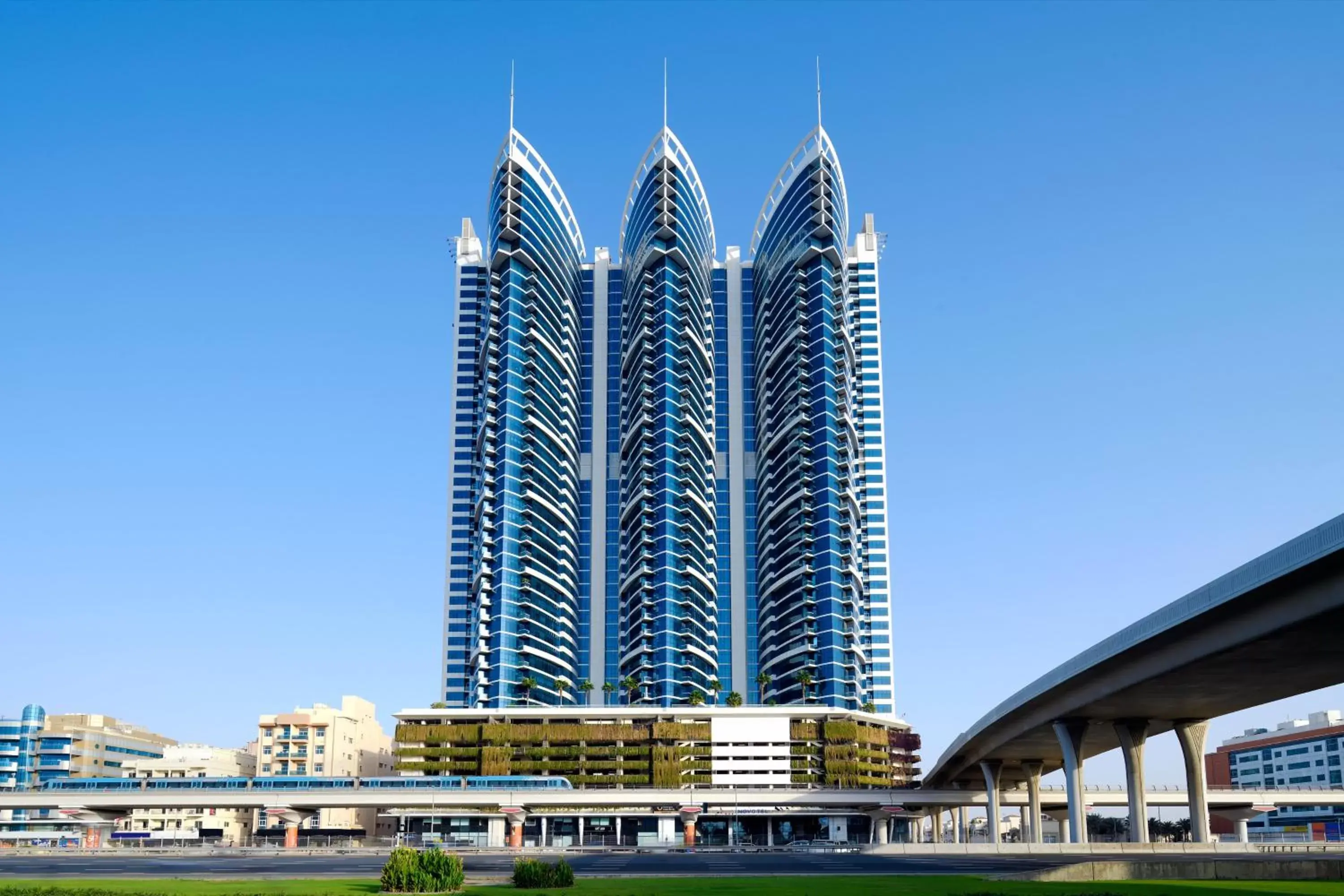 Property building in Adagio Premium Dubai Al Barsha Property building in Adagio Premium Dubai Al Barsha