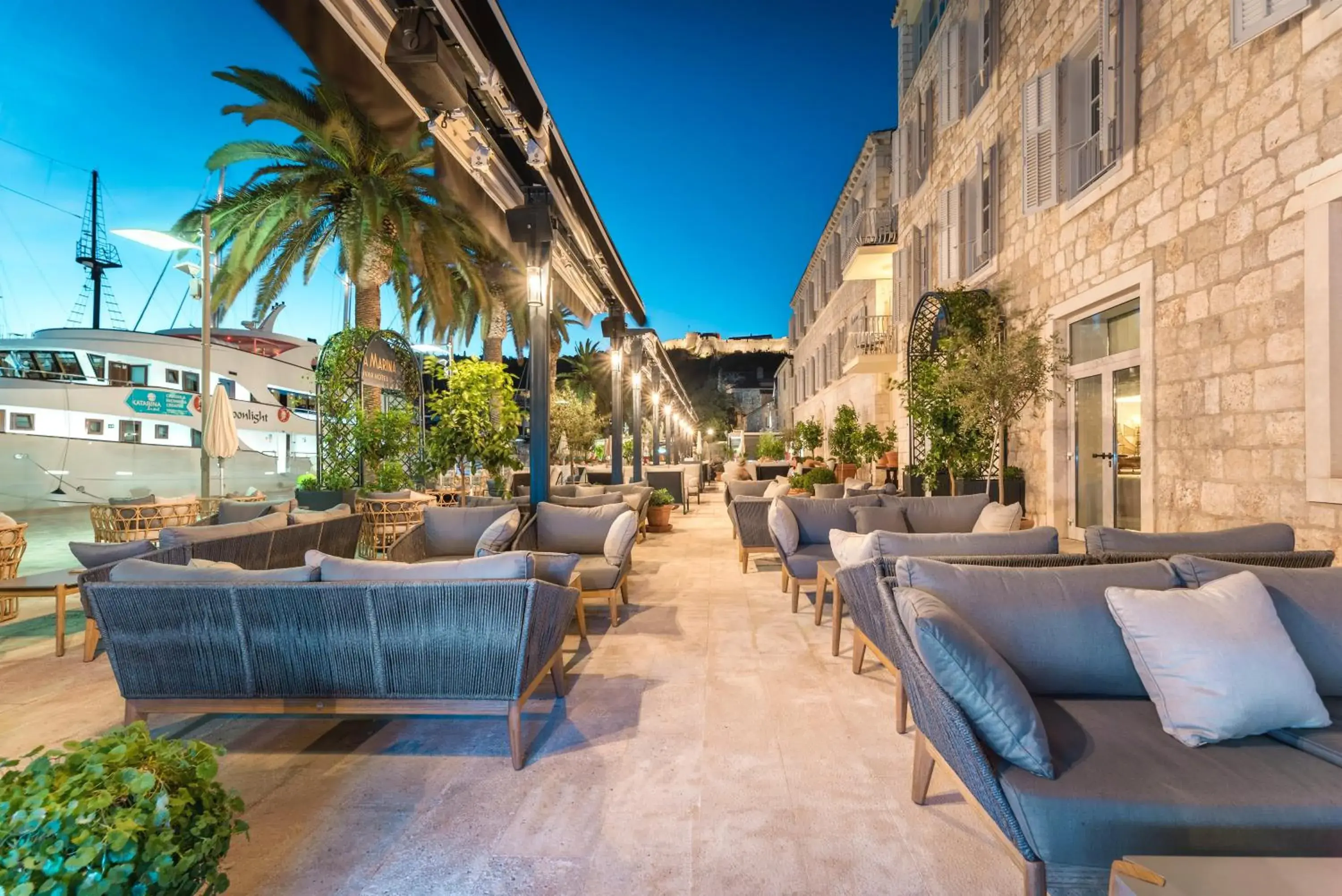 Balcony/Terrace in Riva Marina Hvar Hotel