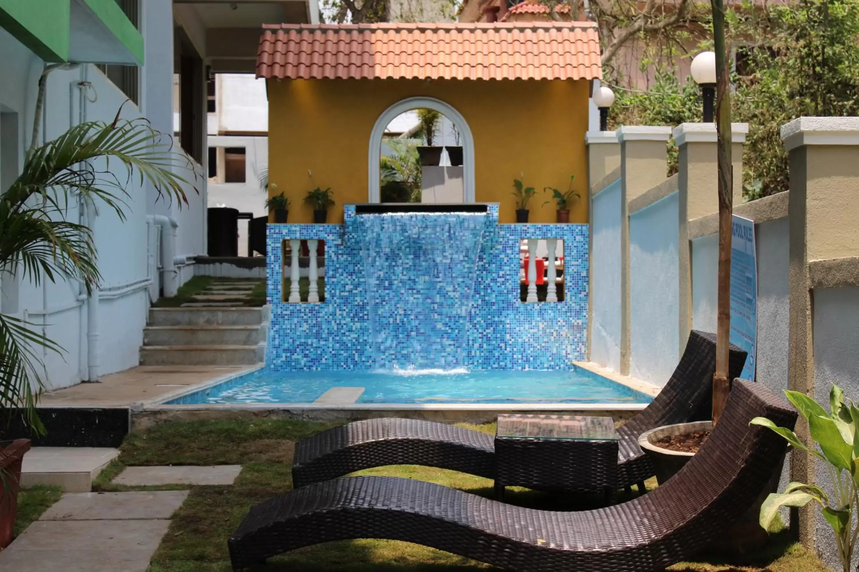 Swimming pool in Kay's Riverview Resort - Near Baga Beach Swimming pool in Kay's Riverview Resort - Near Baga Beach