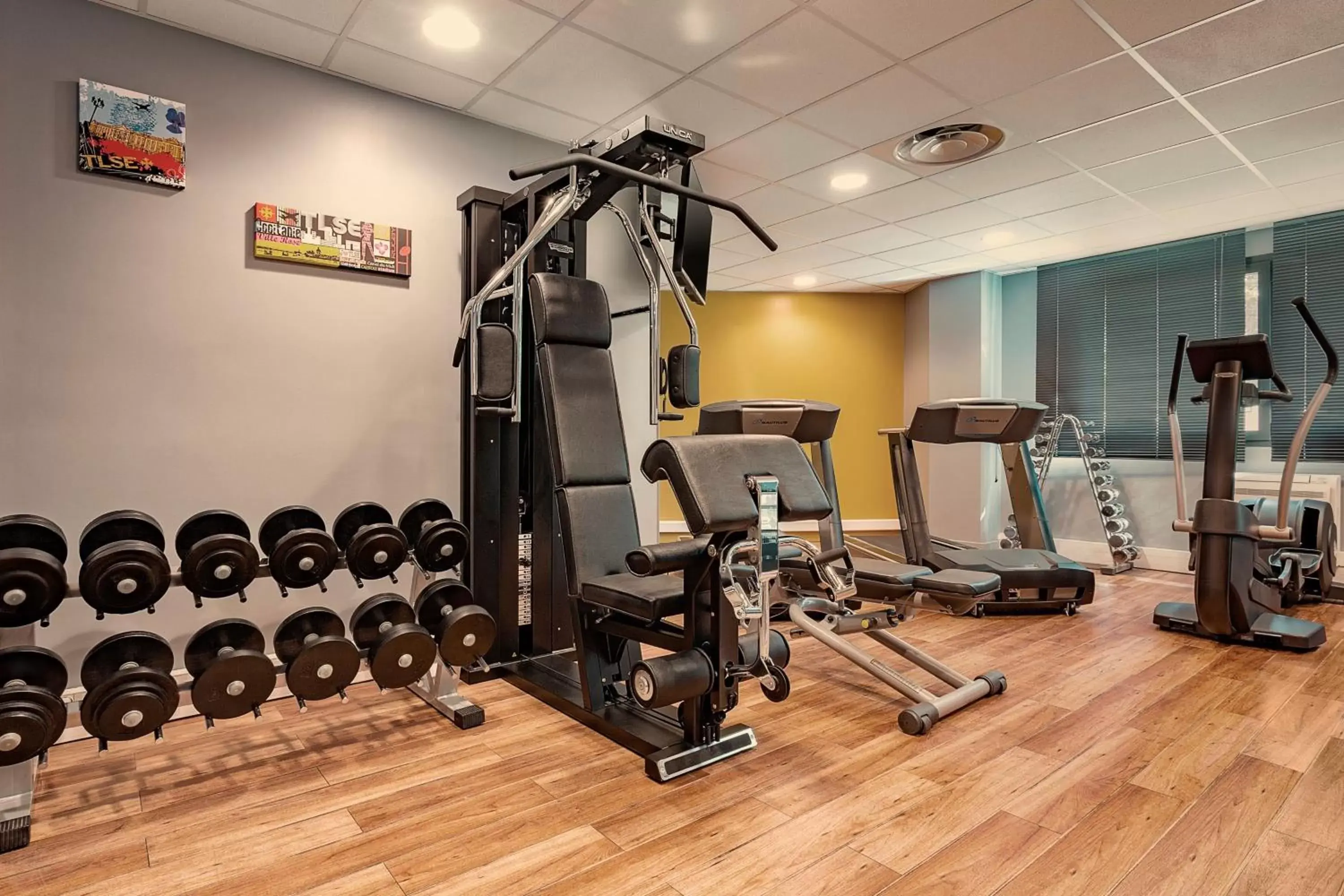 Fitness centre/facilities, Fitness Center/Facilities in Courtyard by Marriott Toulouse Airport