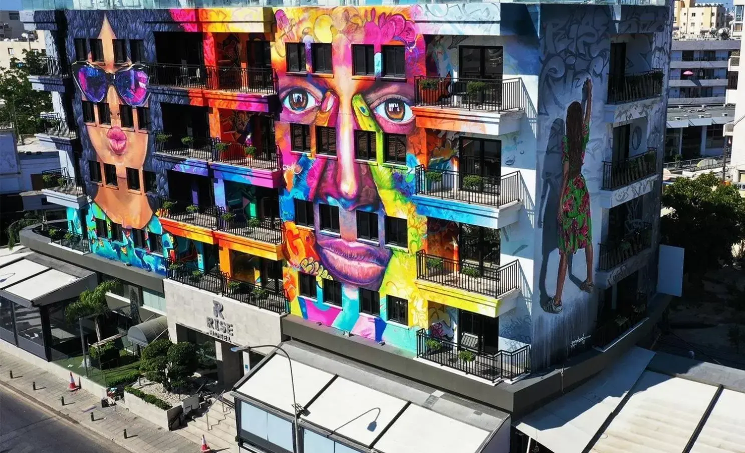 Property building in Rise Street Art Hotel