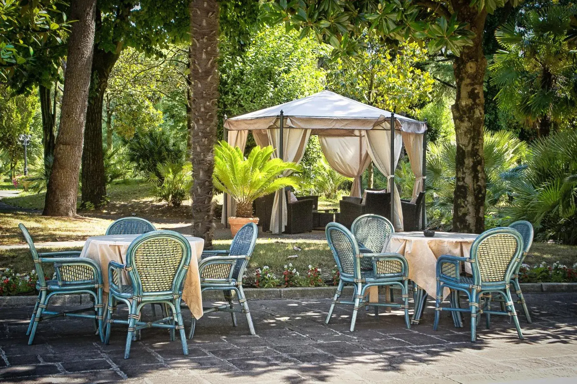 Garden, Restaurant/Places to Eat in Hotel Internazionale Terme