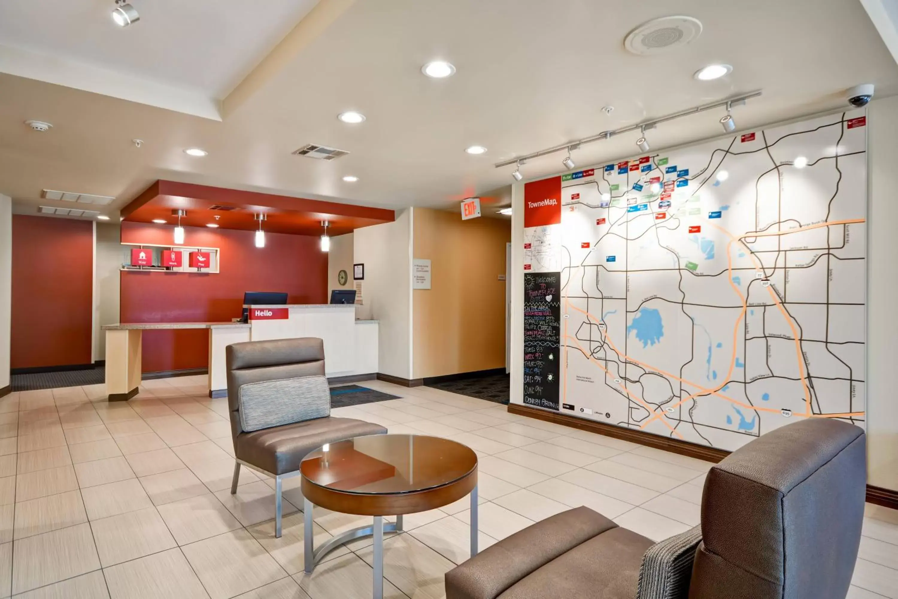 Location, Lobby/Reception in TownePlace Suites Dallas/Lewisville