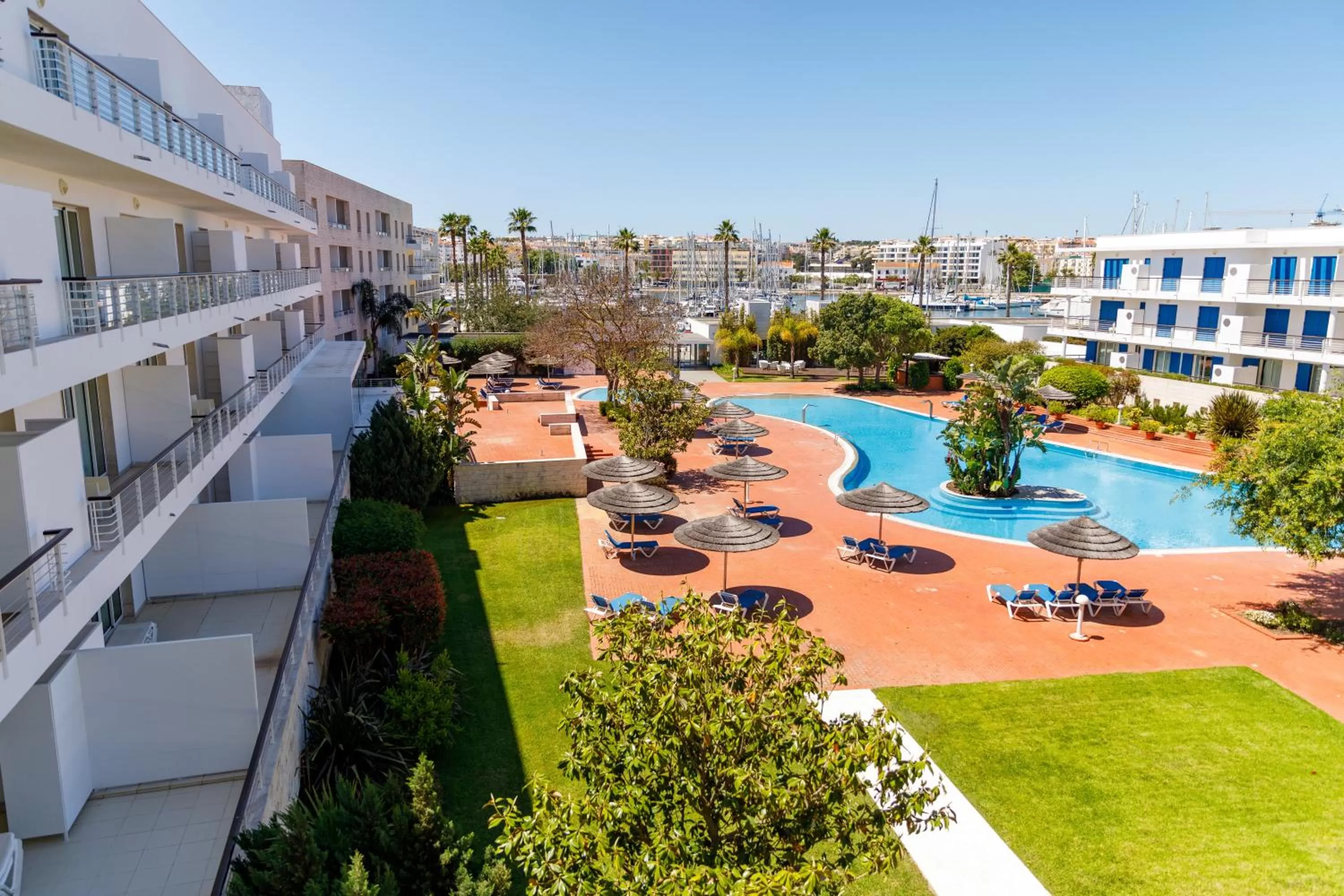 Pool view in Marina Club Lagos Resort